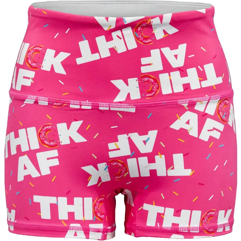 Ladies V3 Seamless Front Training Shorts made by Combat Iron Apparel