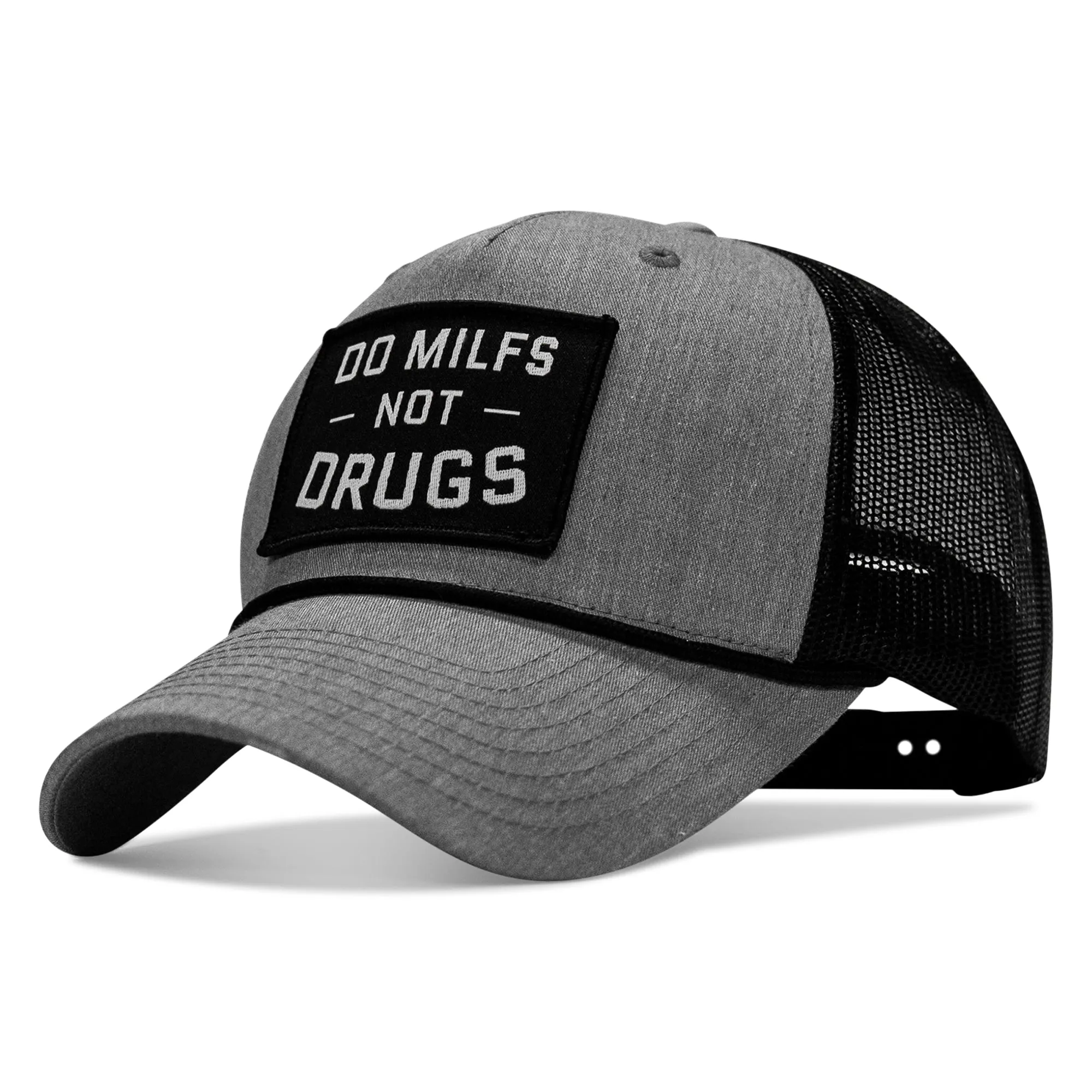 Do MILFS. Not Drugs Patch Rope Snapback sold by Combat Iron Apparel product image thumbnail 2
