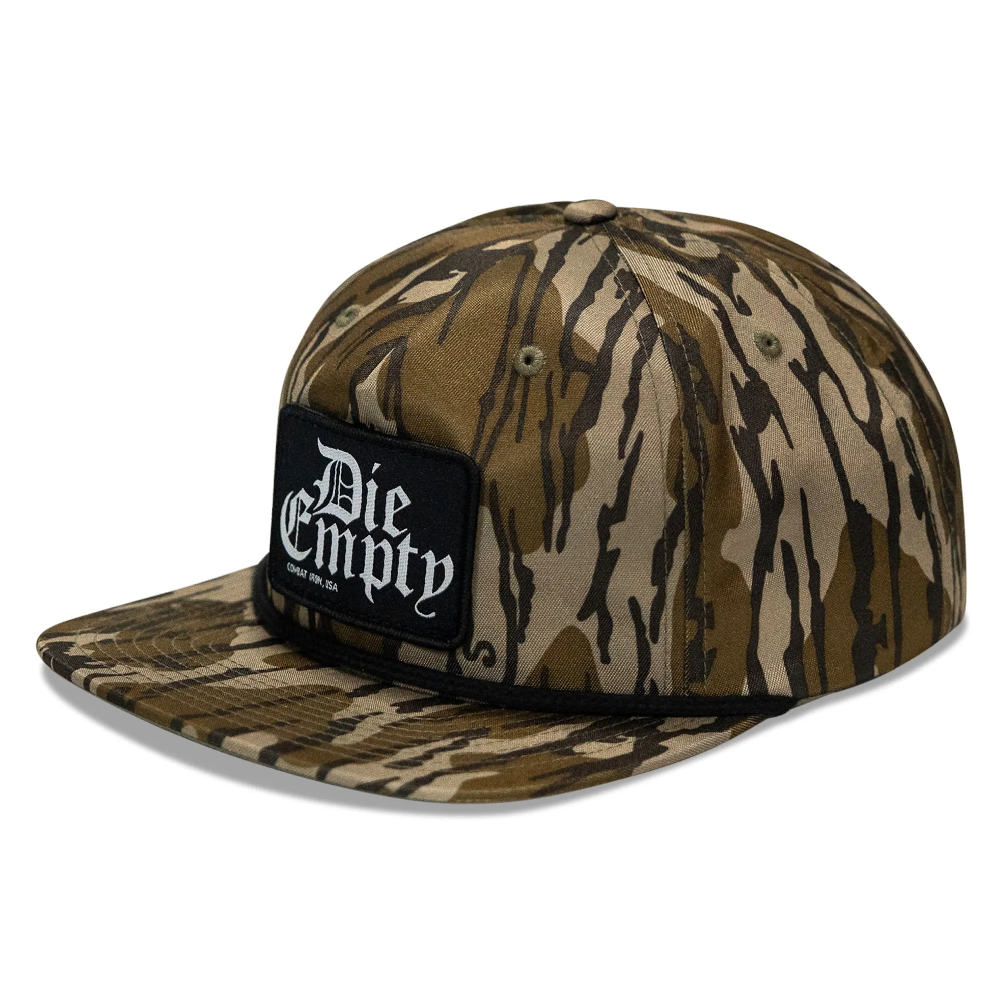 Die Empty Black Patch Flatbill Snapback Hat sold by Combat Iron Apparel product image thumbnail 2