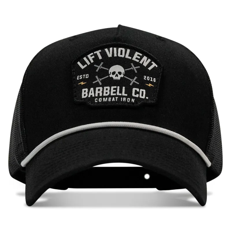 Lift Violent Barbell Co Patch Rope Snapback made by Combat Iron Apparel