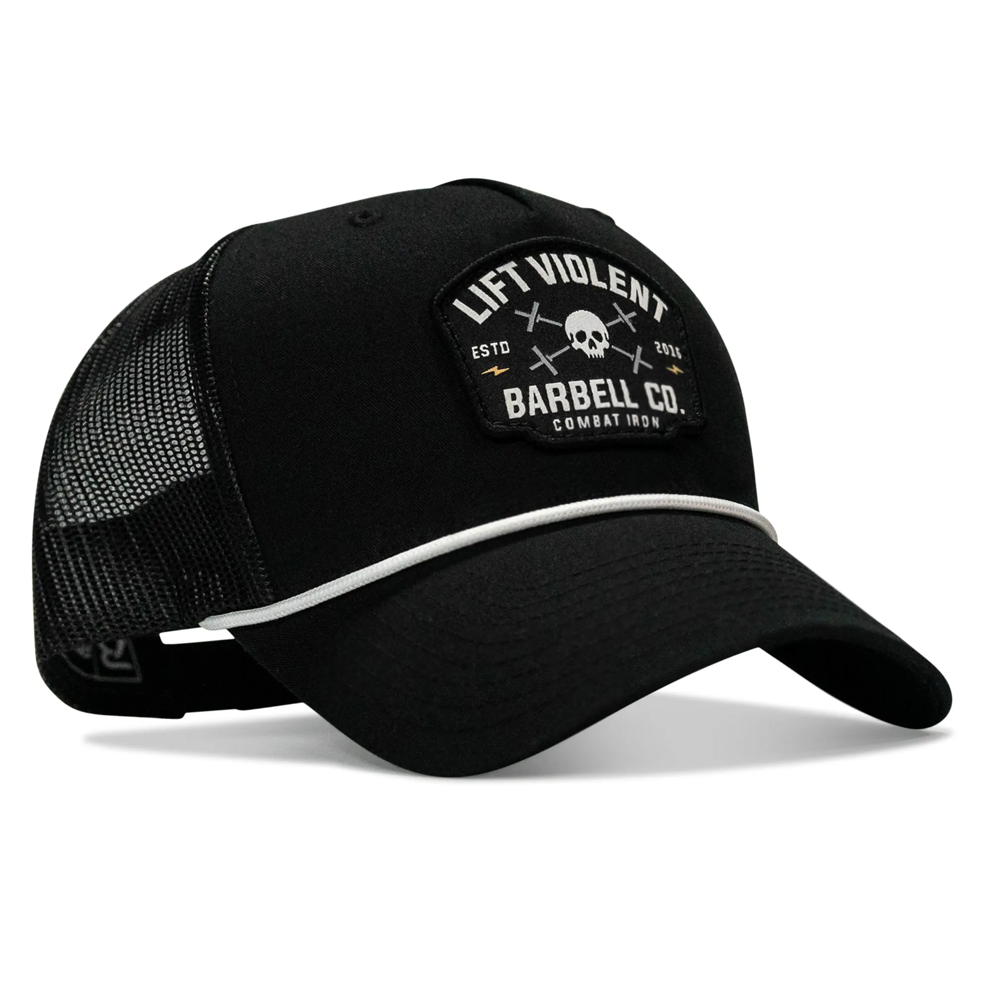 Lift Violent Barbell Co Patch Rope Snapback sold by Combat Iron Apparel product image thumbnail 3