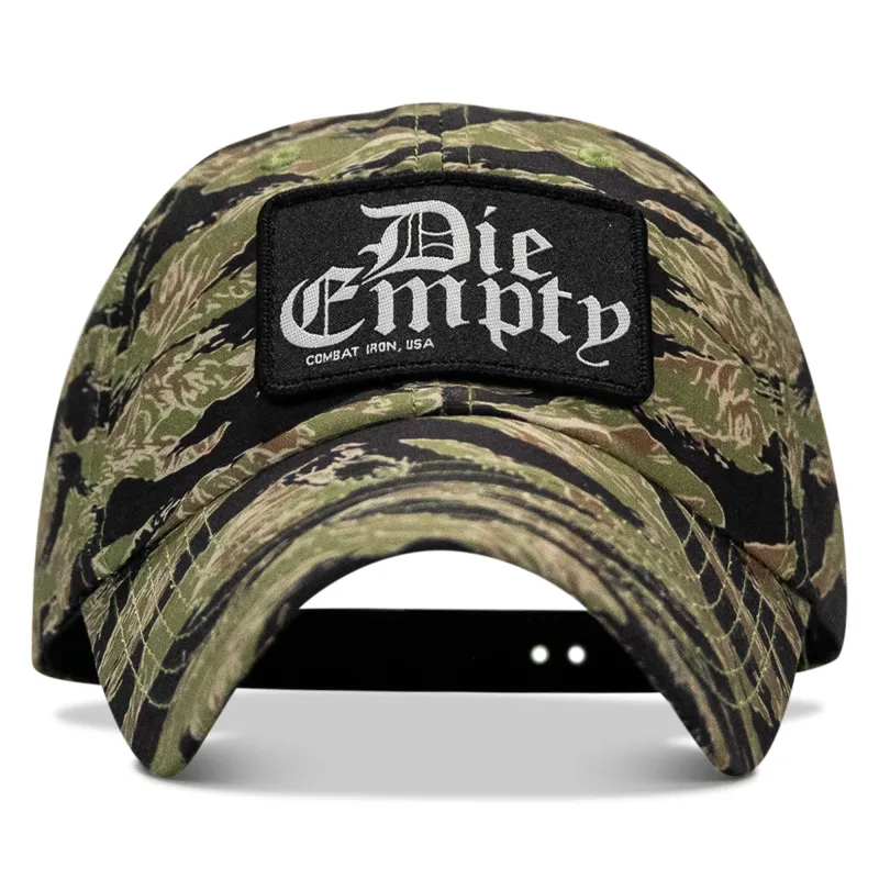 Die Empty Black Patch Ripstop Tactical Hat made by Combat Iron Apparel