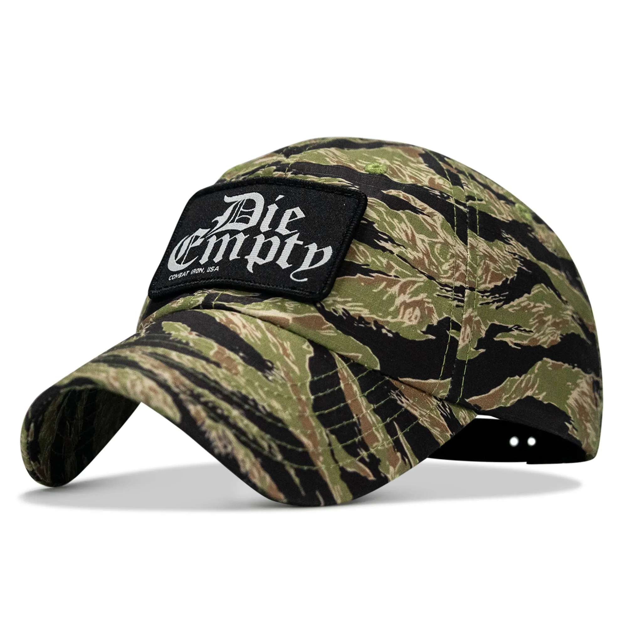 Die Empty Black Patch Ripstop Tactical Hat sold by Combat Iron Apparel product image thumbnail 2
