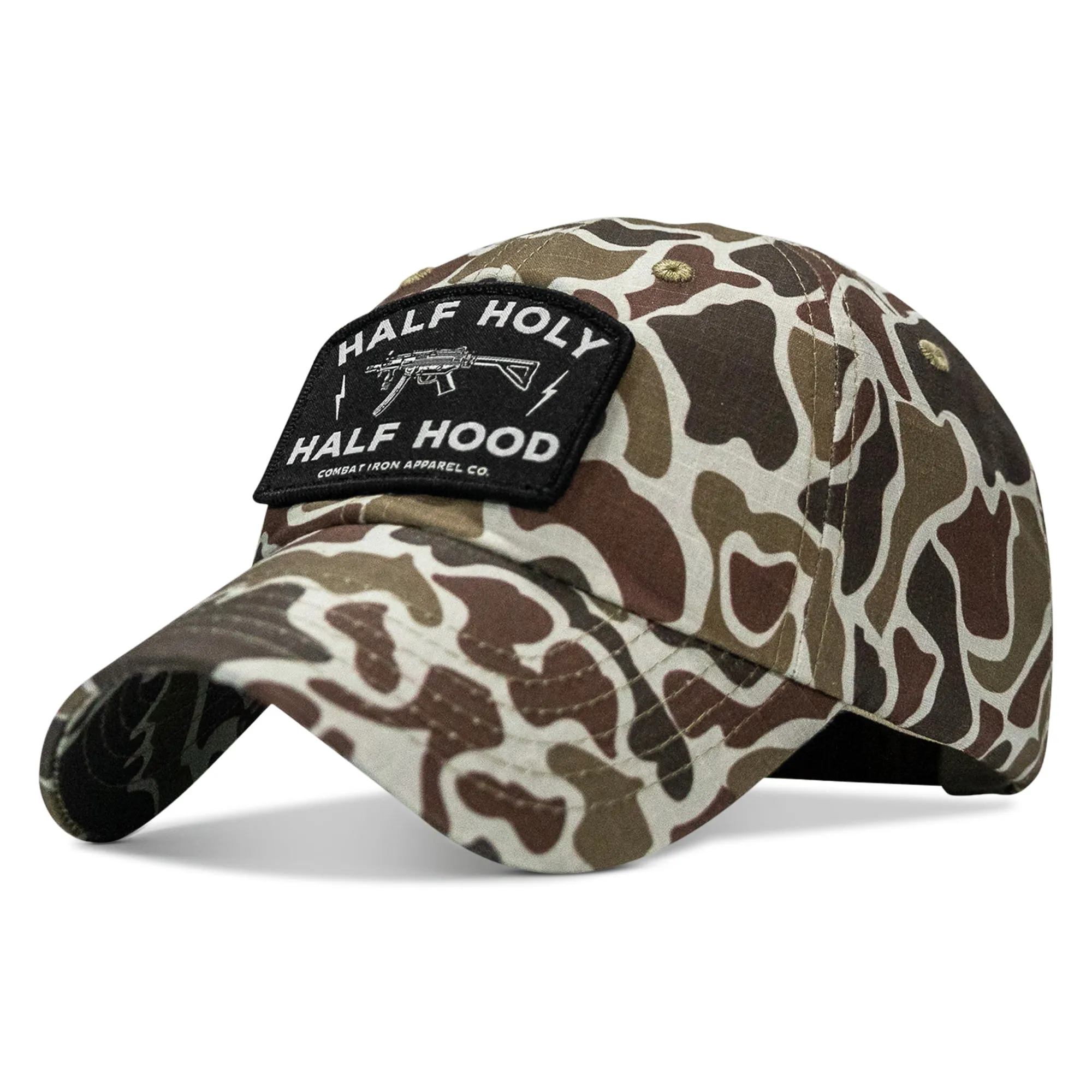 Half Hood. Half Holy Patch Ripstop Tactical Hat sold by Combat Iron Apparel product image thumbnail 2