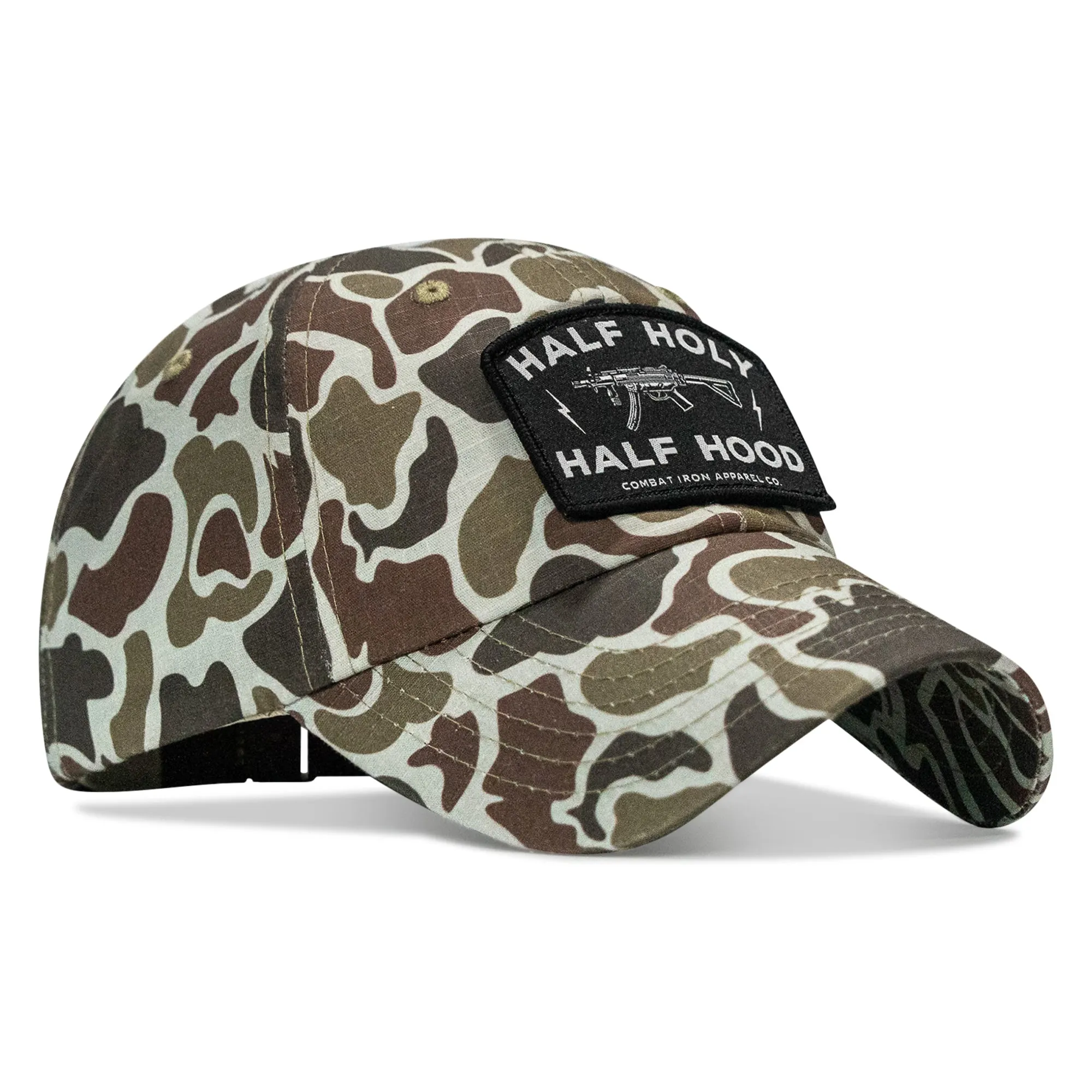 Half Hood. Half Holy Patch Ripstop Tactical Hat sold by Combat Iron Apparel product image thumbnail 3