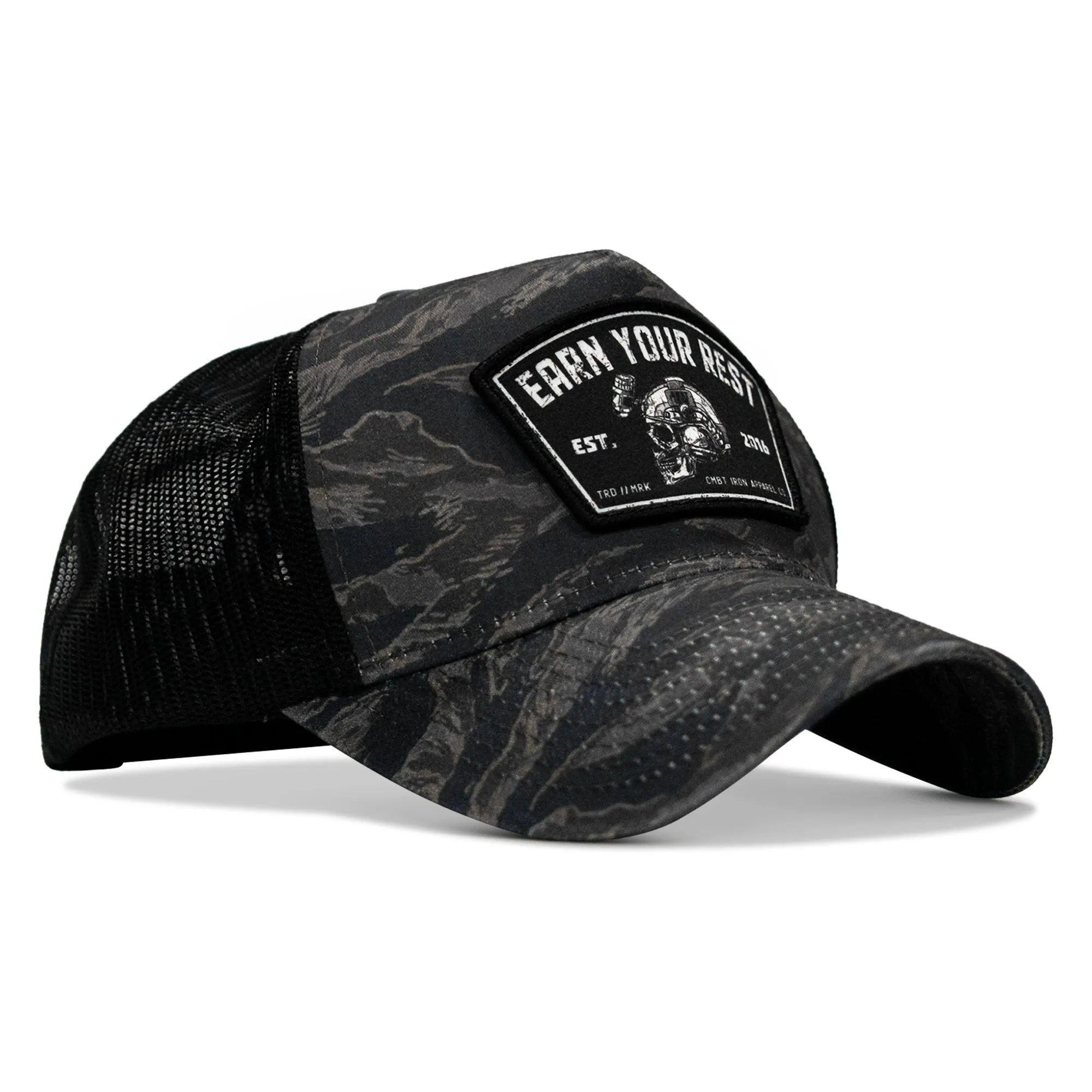 Earn Your Rest Patch Five Panel Breacher Snapback Hat sold by Combat Iron Apparel product image thumbnail 3