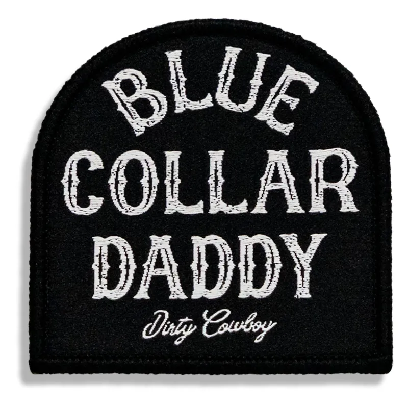 Blue Collar Daddy Velcro Patch made by Combat Iron Apparel