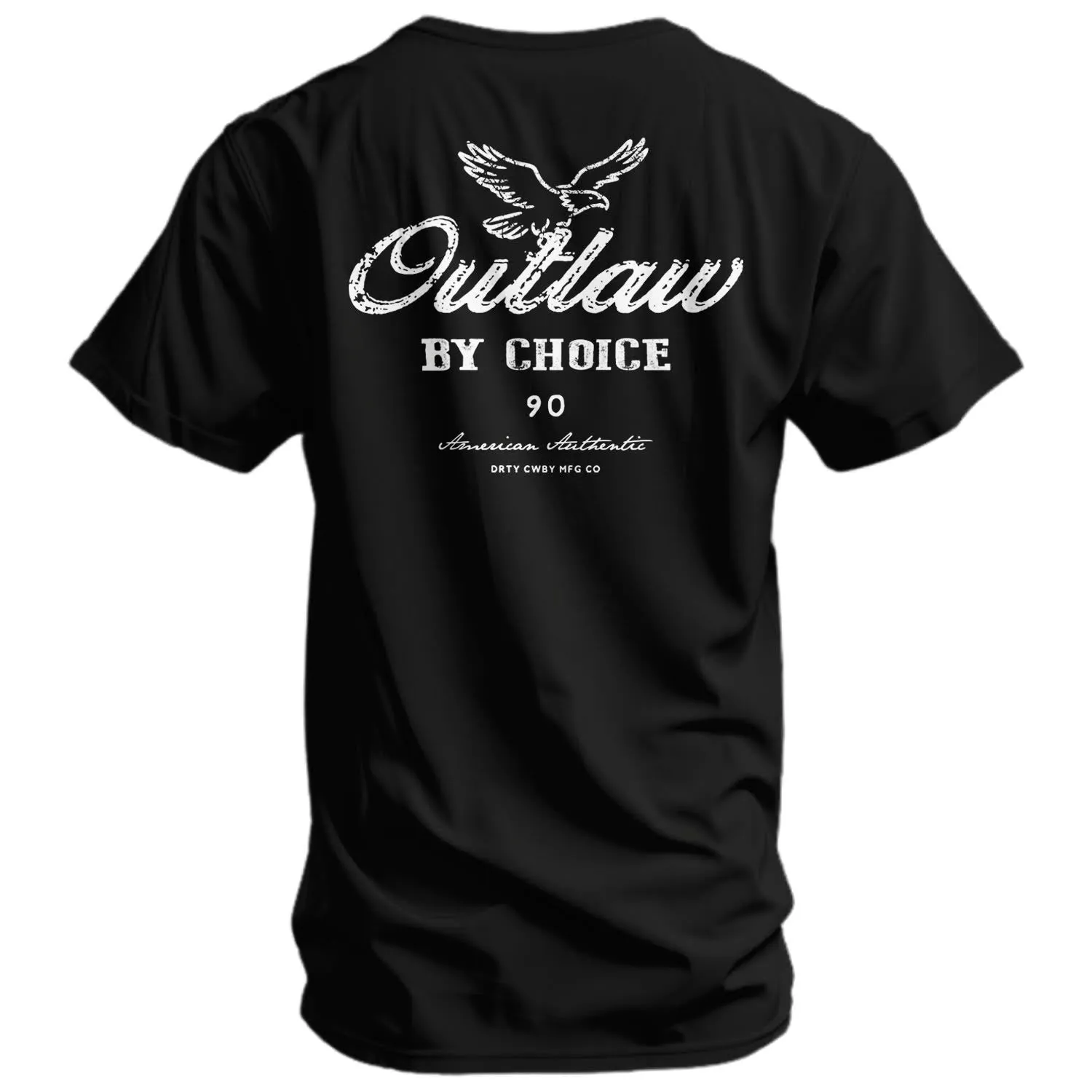 Outlaw By Choice Men's T-Shirt sold by Combat Iron Apparel