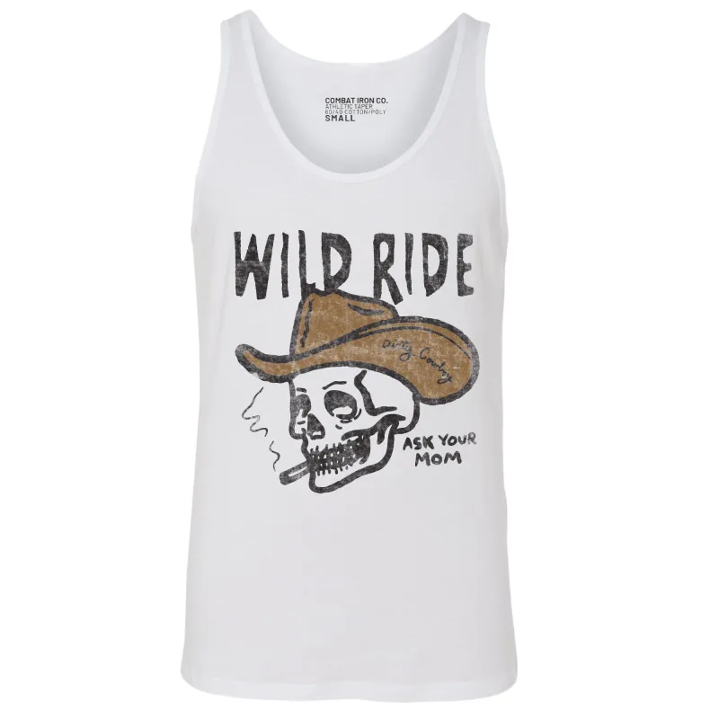 Wild Ride Men's Tank Top made by Combat Iron Apparel