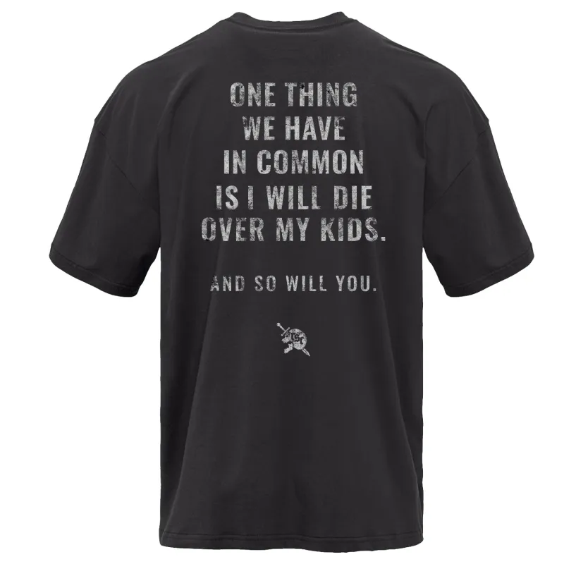 One Thing We Have In Common Men's Heavyweight T-Shirt made by Combat Iron Apparel