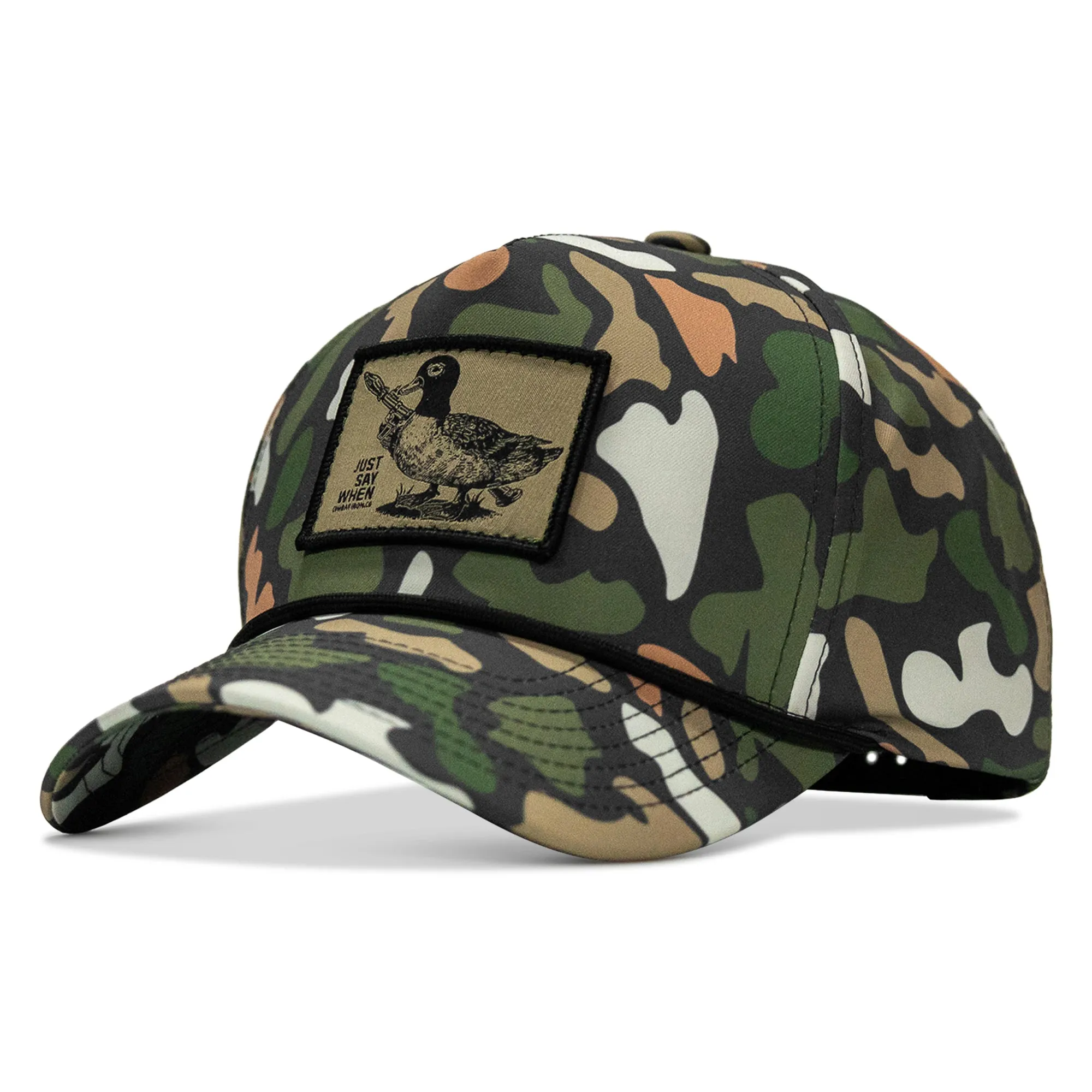 Just Say When Patch 5 Pannel Rope Snapback sold by Combat Iron Apparel product image thumbnail 3