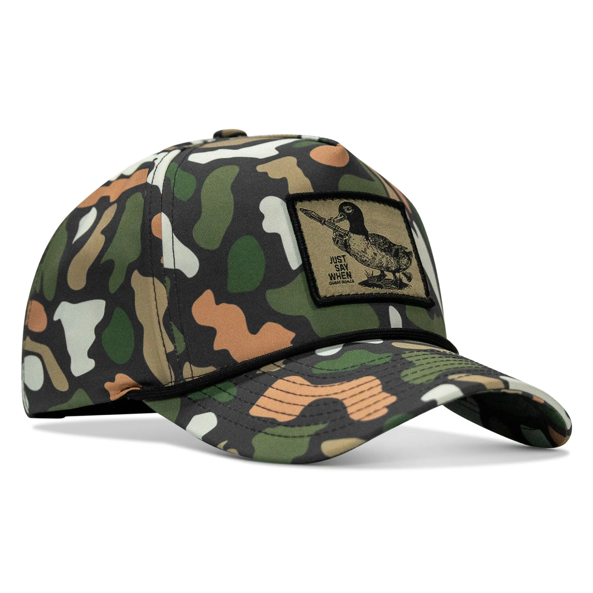 Just Say When Patch 5 Pannel Rope Snapback sold by Combat Iron Apparel product image thumbnail 4