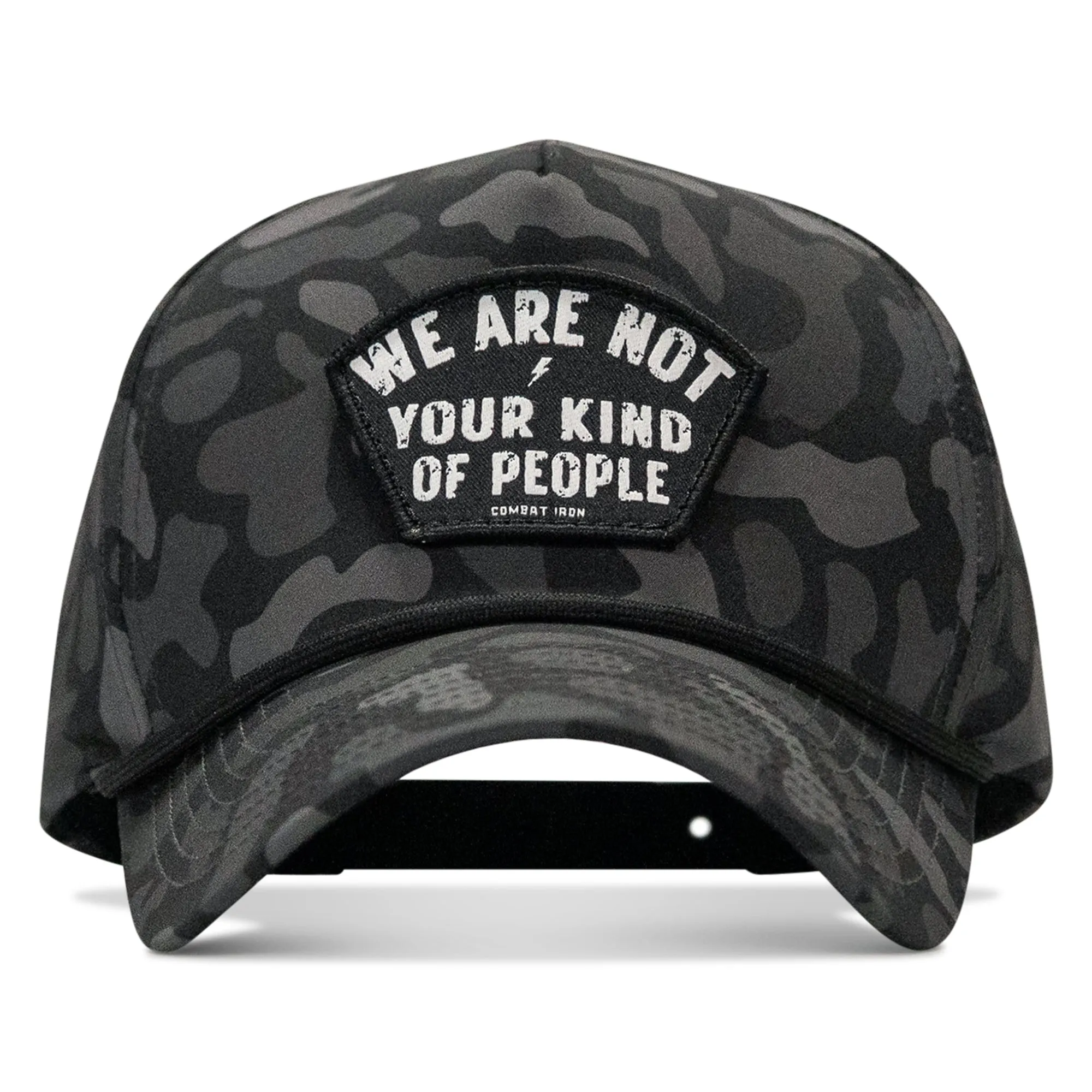 We Are Not Your Kind Of People Patch 5 Pannel Snapback sold by Combat Iron Apparel