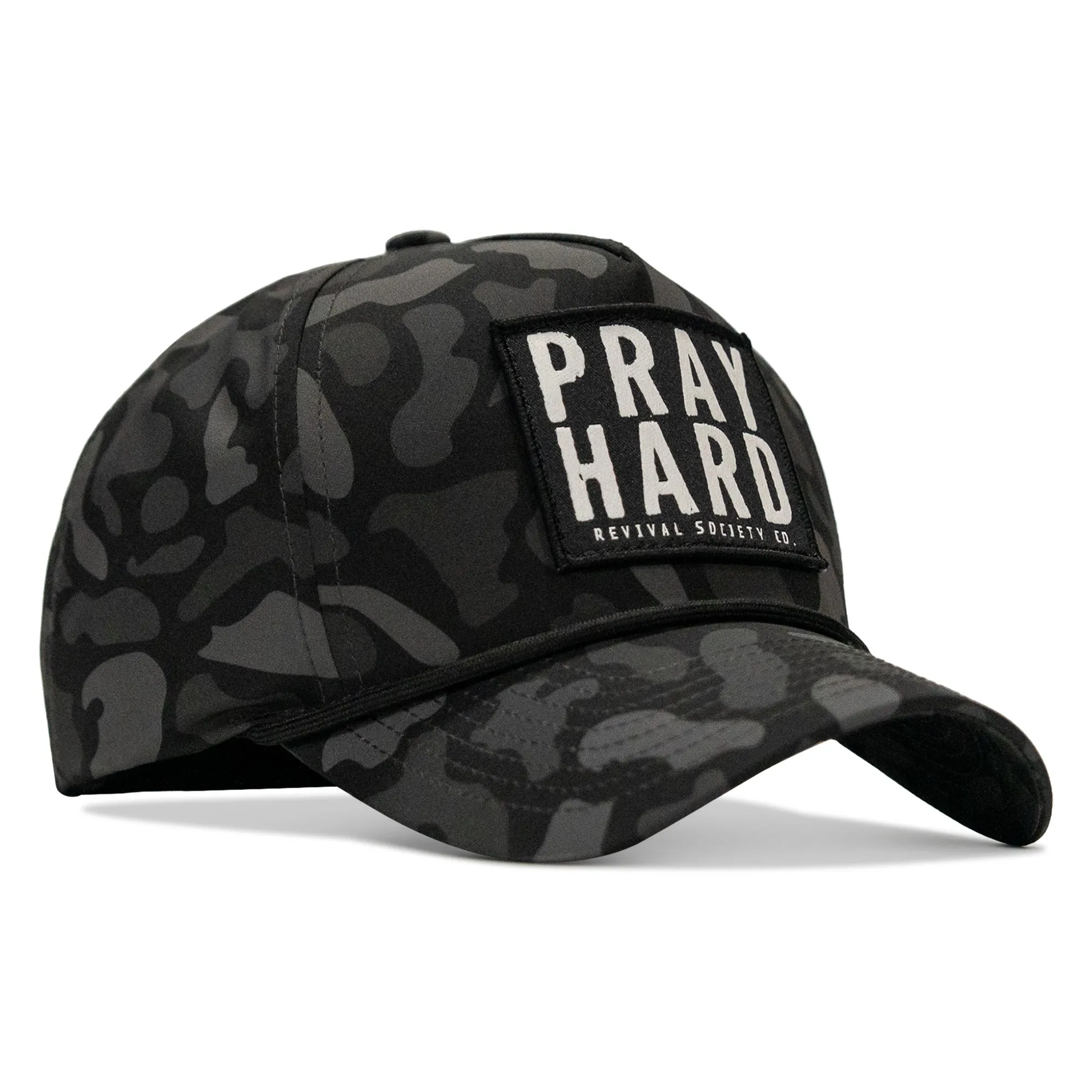 Pray Hard Patch 5 Pannel Rope Snapback sold by Combat Iron Apparel product image thumbnail 3