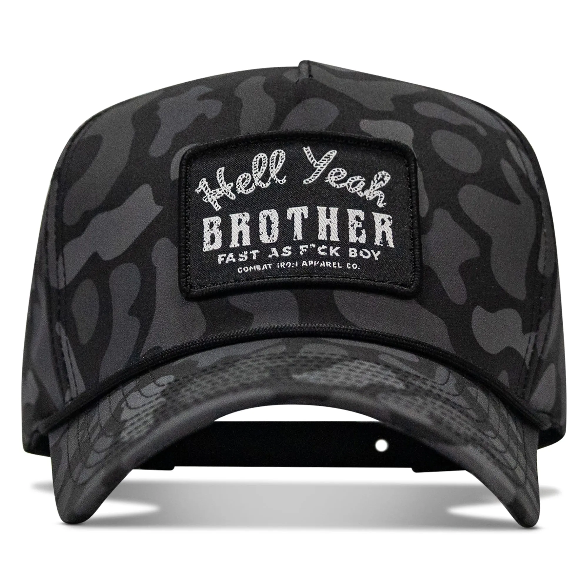 Hell Yeah Brother 5 Pannel Rope Snapback Hat sold by Combat Iron Apparel