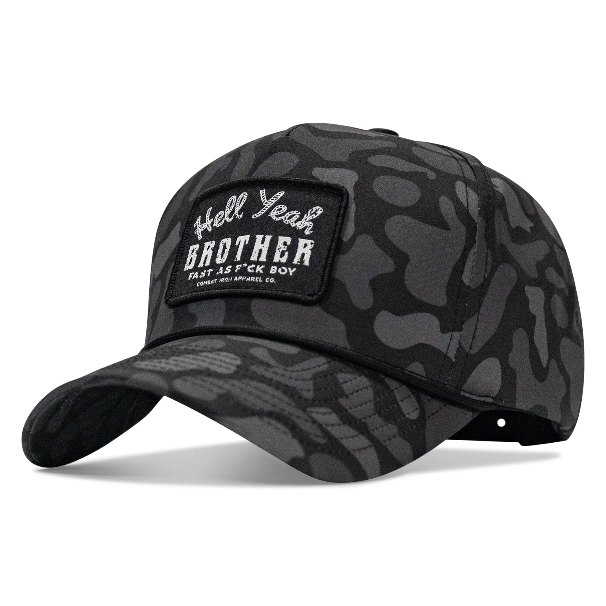 Hell Yeah Brother 5 Pannel Rope Snapback Hat sold by Combat Iron Apparel product image thumbnail 2
