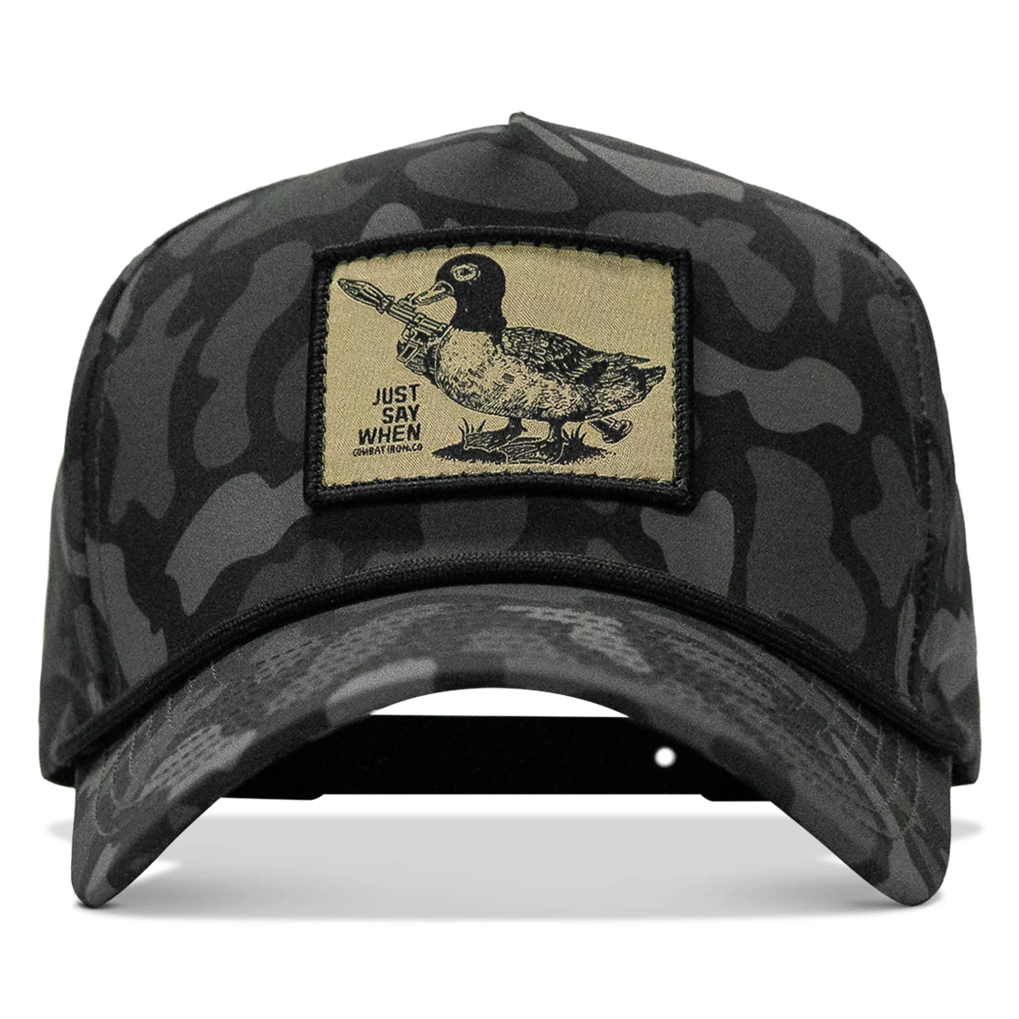Just Say When 5 Pannel Rope Snapback Hat sold by Combat Iron Apparel product image thumbnail 2