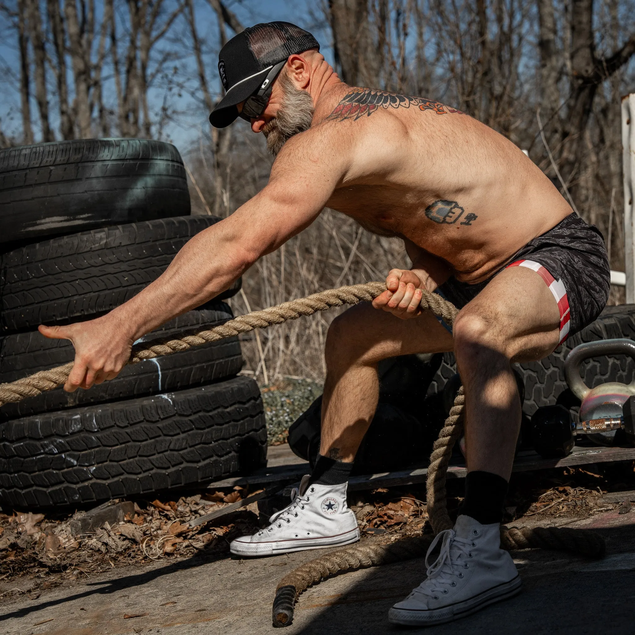 Men's Forged Training Shorts sold by Combat Iron Apparel product image thumbnail 5