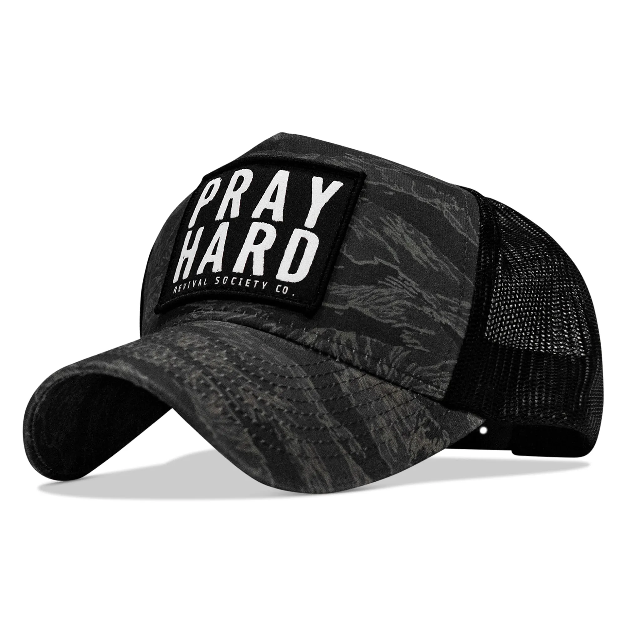 Pray Hard Patch Five Panel Breacher Snapback Hat sold by Combat Iron Apparel product image thumbnail 2