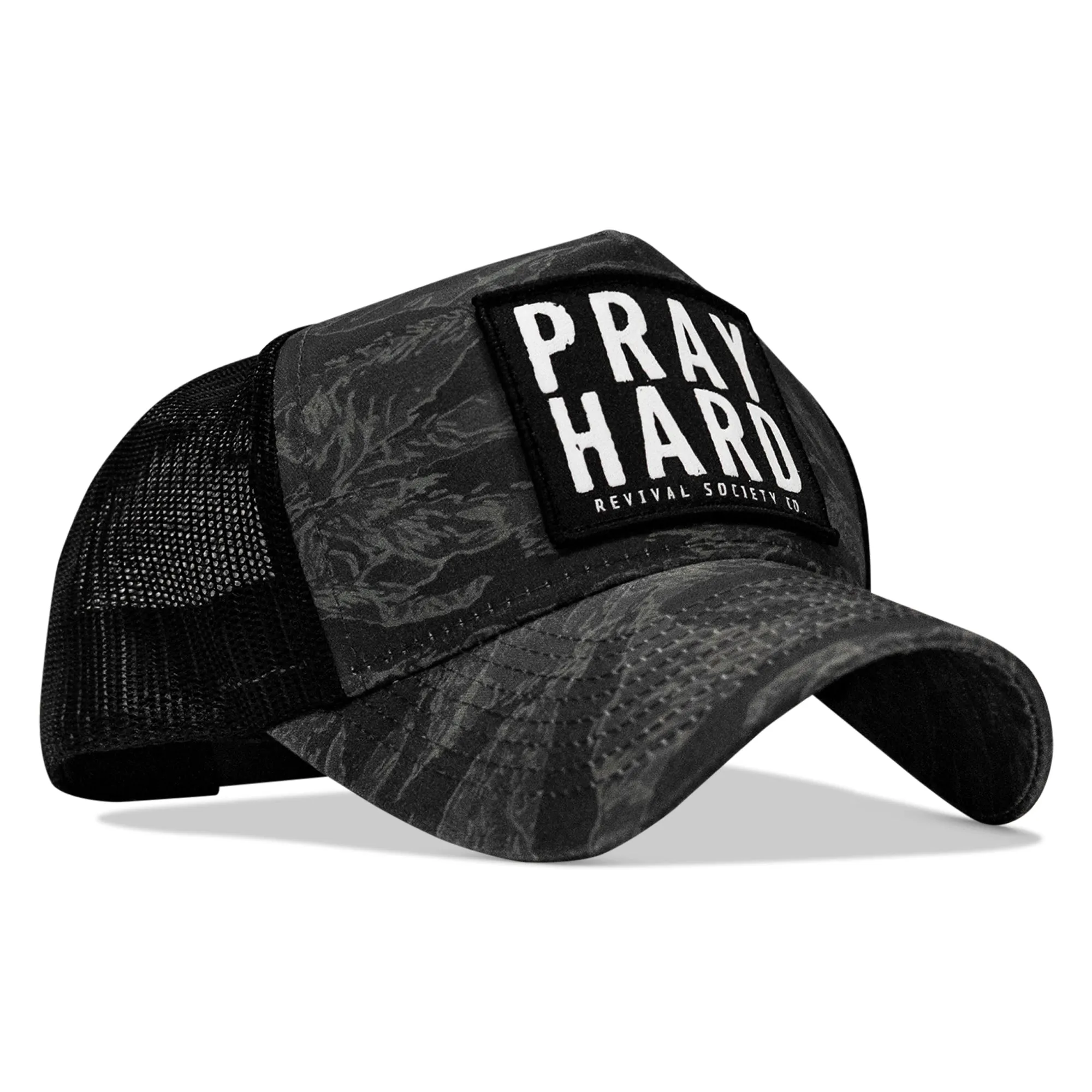 Pray Hard Patch Five Panel Breacher Snapback Hat sold by Combat Iron Apparel product image thumbnail 3