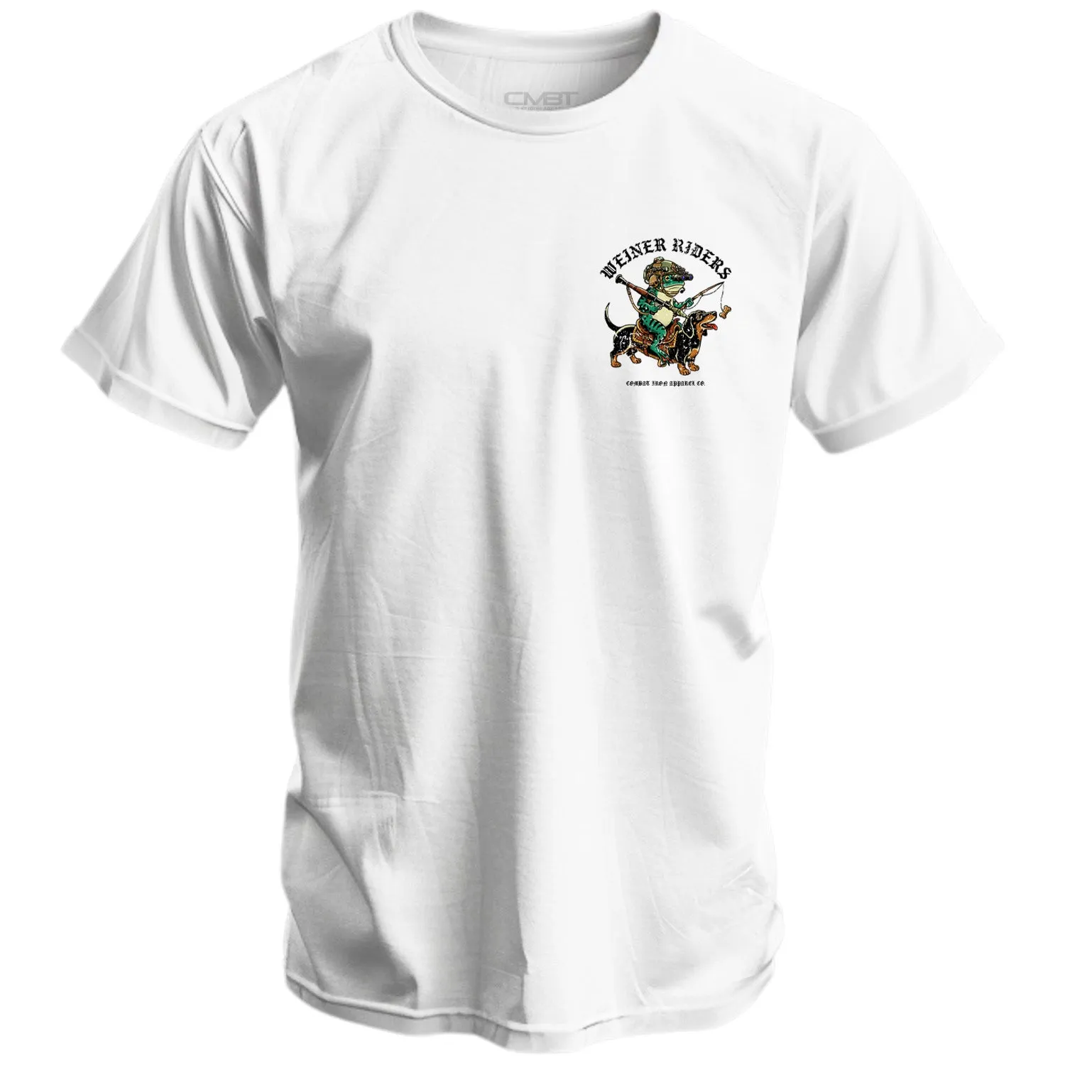 Weiner Riders Men's T-Shirt sold by Combat Iron Apparel product image thumbnail 2