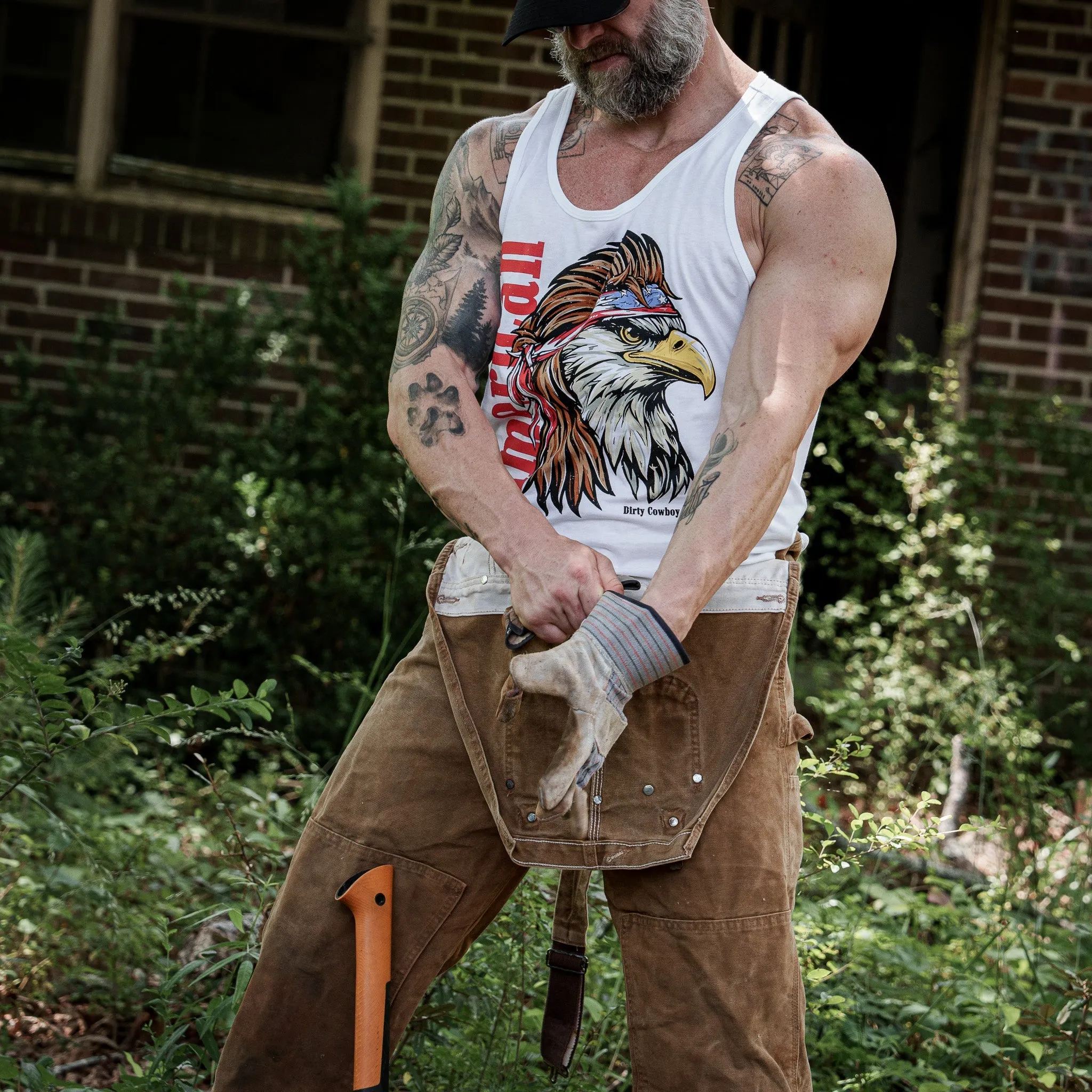 American Eagle Men's Tank Top sold by Combat Iron Apparel product image thumbnail 3