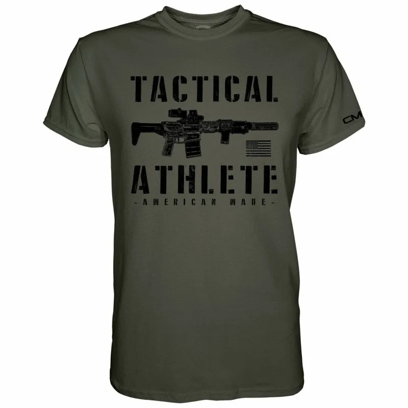 Tactical Athlete American Made Men's T-Shirt made by Combat Iron Apparel