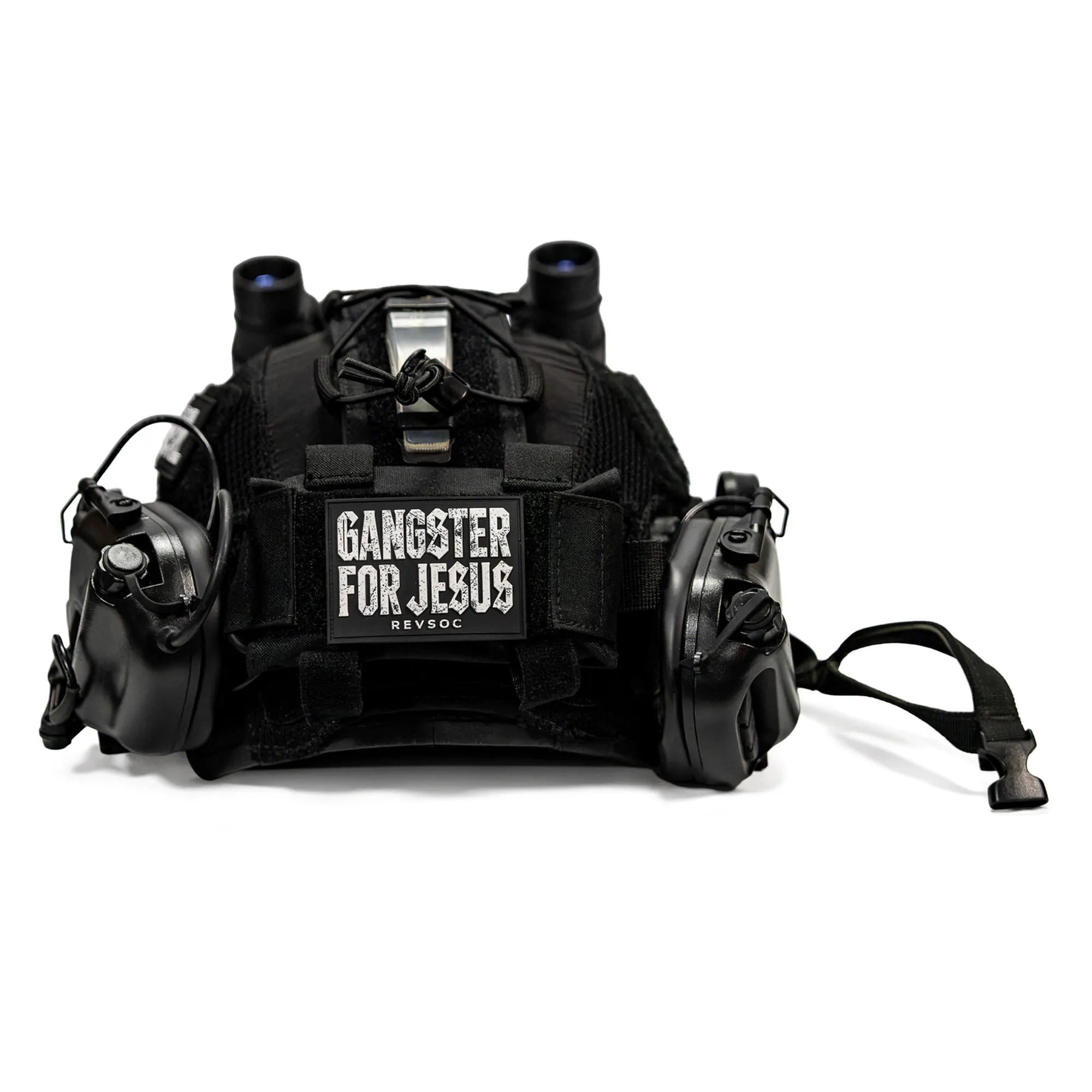Gangster For Jesus PVC Patch sold by Combat Iron Apparel product image thumbnail 5