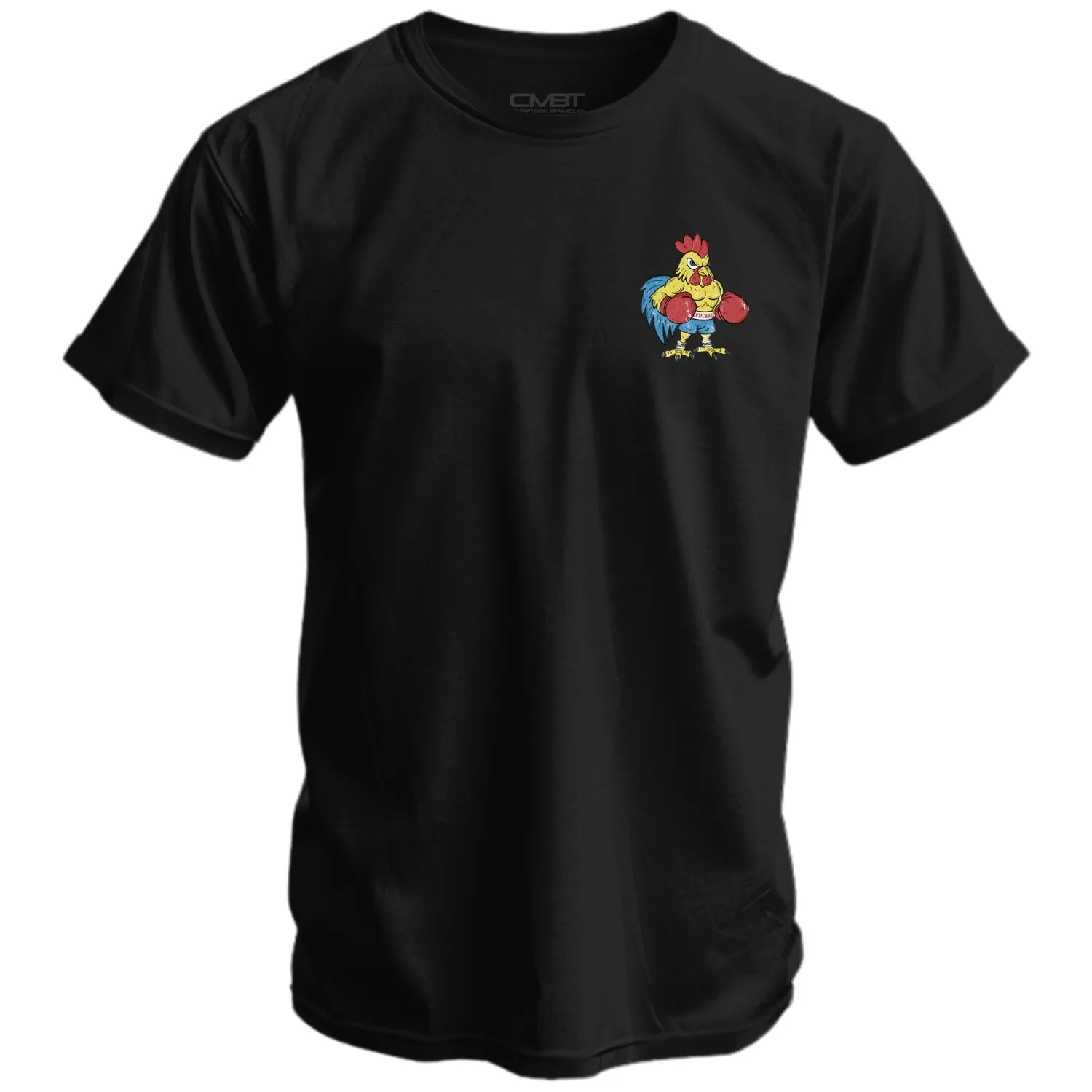 Boxing Chicken Strong Men's T-Shirt sold by Combat Iron Apparel product image thumbnail 3
