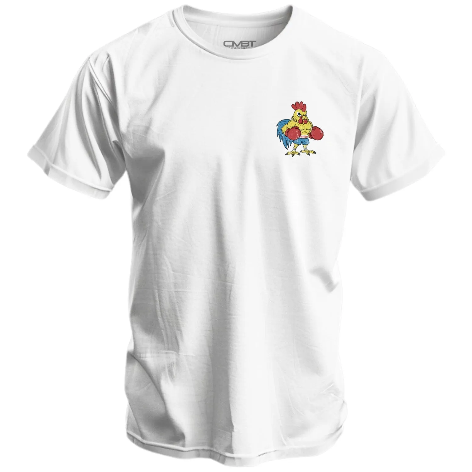 Boxing Chicken Strong Men's T-Shirt sold by Combat Iron Apparel product image thumbnail 4