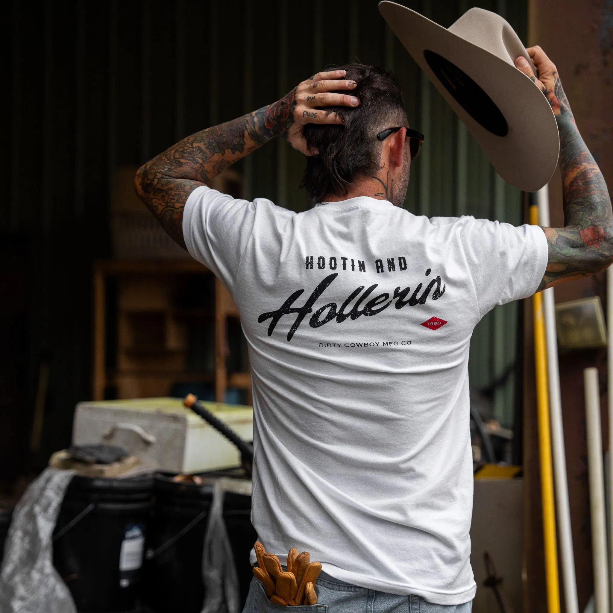 Hootin And Hollerin Men's T-Shirt sold by Combat Iron Apparel product image thumbnail 3