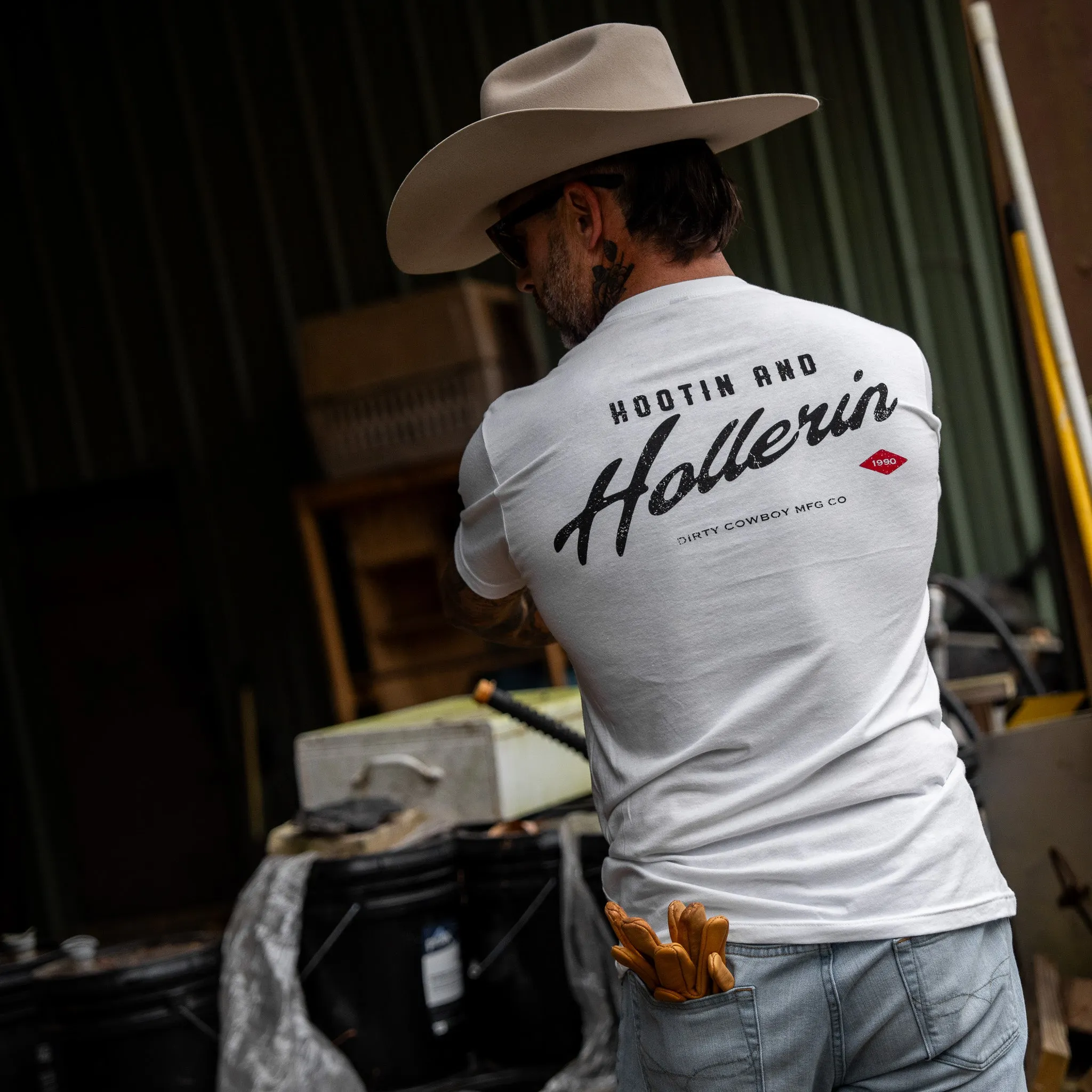 Hootin And Hollerin Men's T-Shirt sold by Combat Iron Apparel product image thumbnail 4