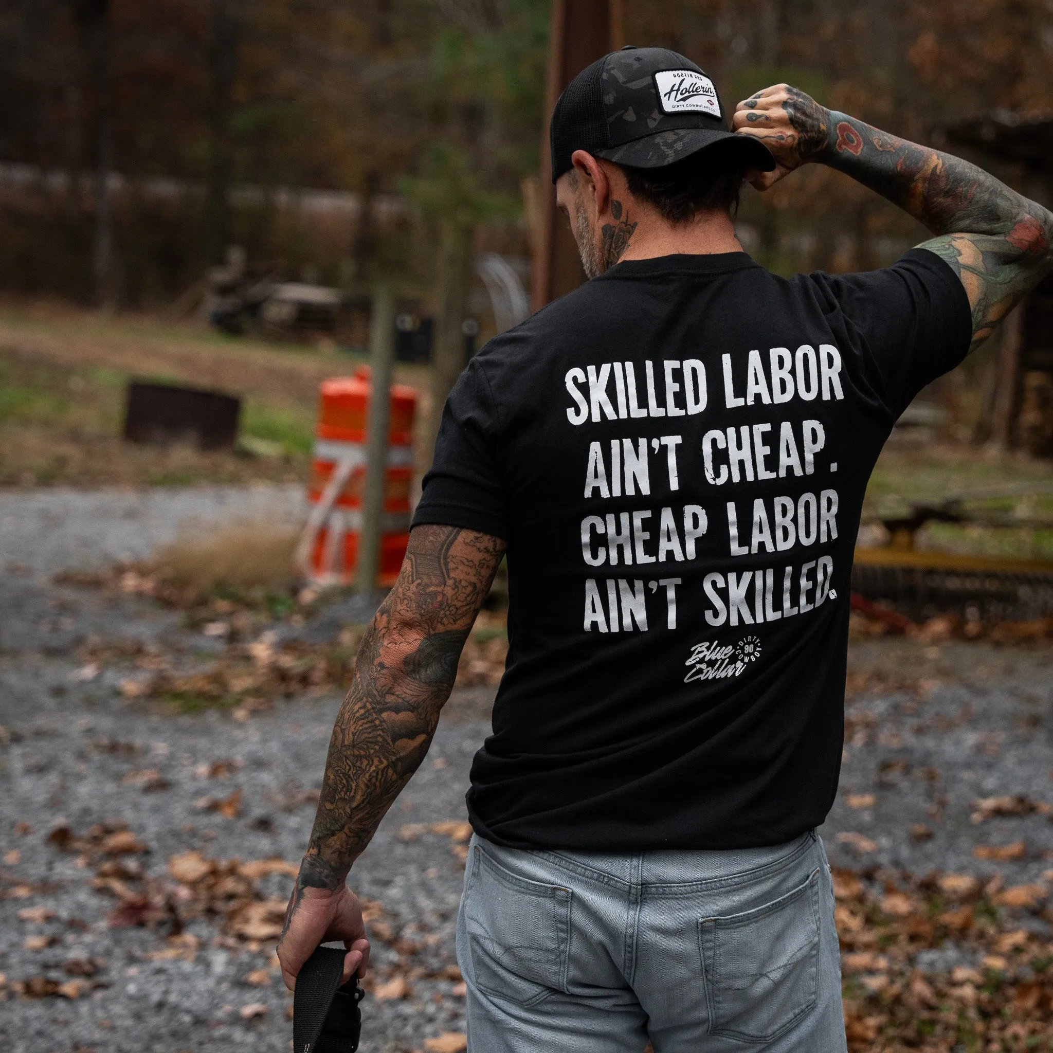 Skilled Labor Ain't Cheap Men's T-Shirt sold by Combat Iron Apparel product image thumbnail 3
