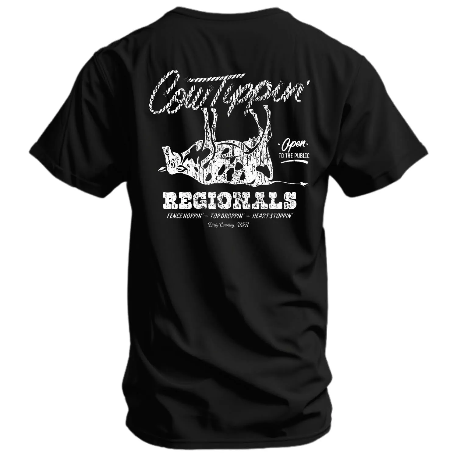 Cow Tippin' Regionals Men's T-Shirt sold by Combat Iron Apparel
