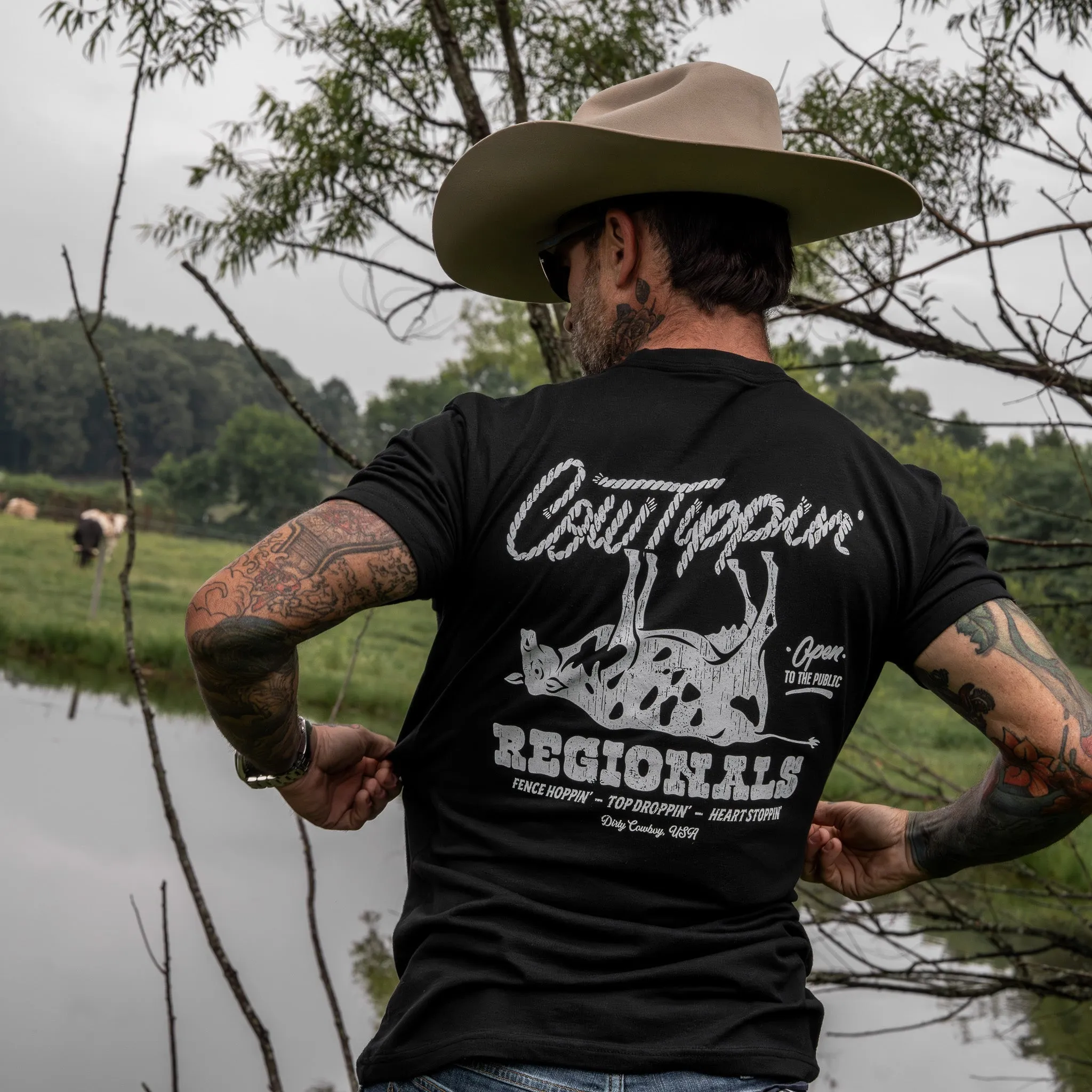 Cow Tippin' Regionals Men's T-Shirt sold by Combat Iron Apparel product image thumbnail 5