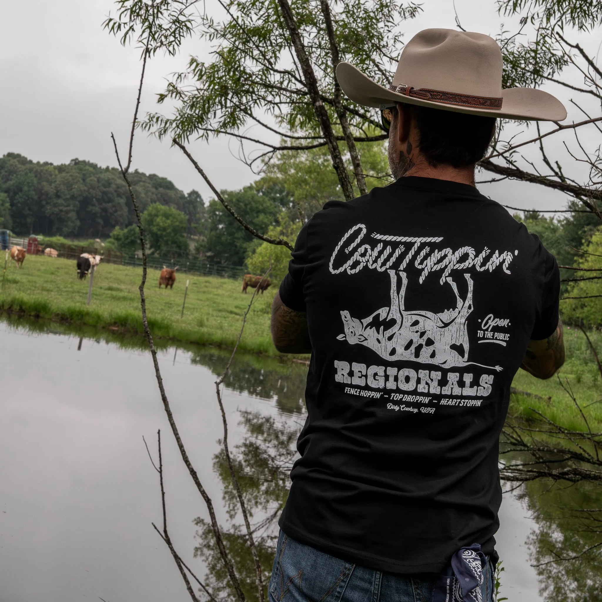 Cow Tippin' Regionals Men's T-Shirt sold by Combat Iron Apparel product image thumbnail 3