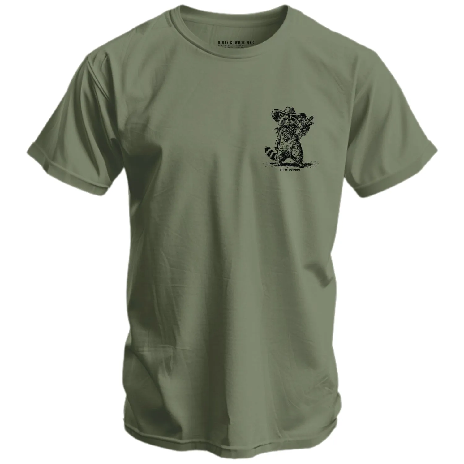 Fight Me Coward Raccoon Men's T-Shirt sold by Combat Iron Apparel product image thumbnail 4