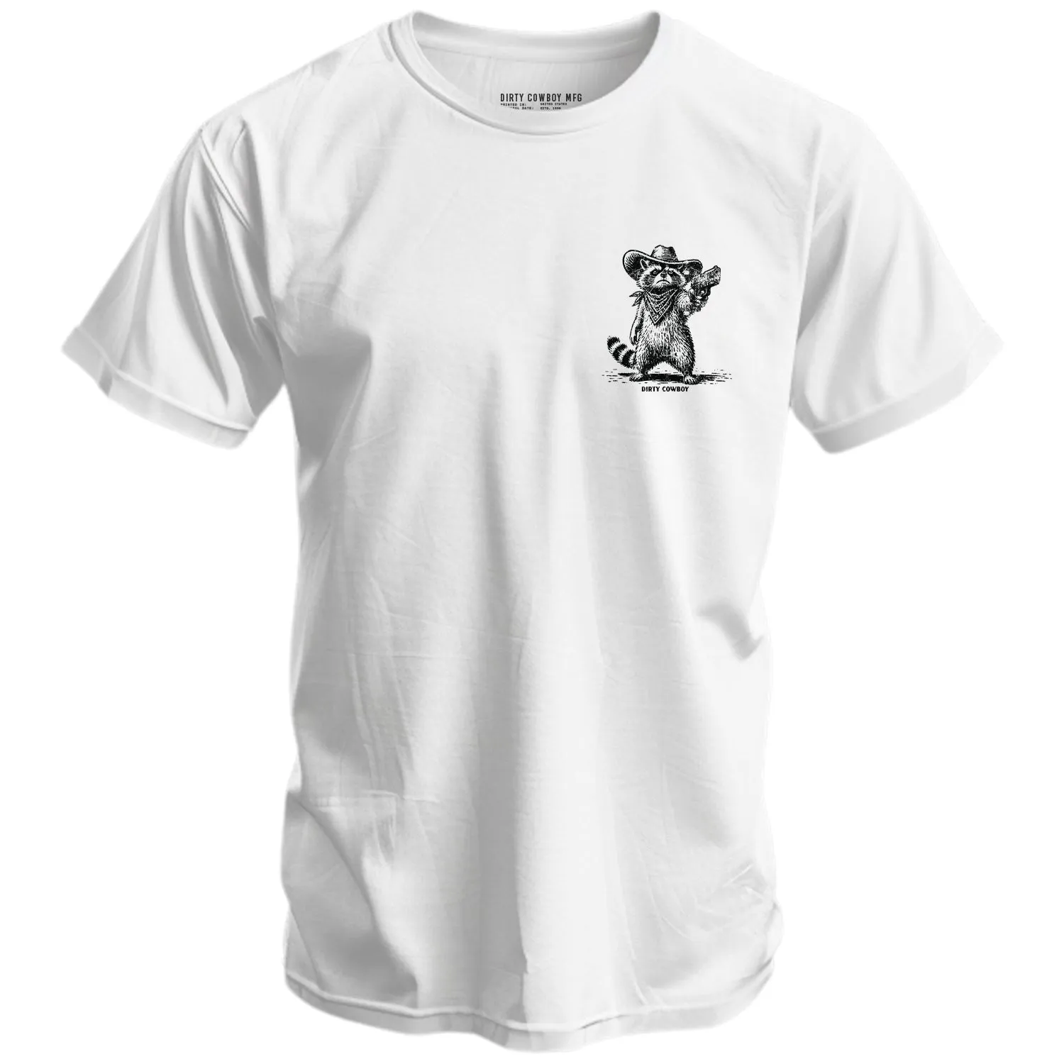 Fight Me Coward Raccoon Men's T-Shirt sold by Combat Iron Apparel product image thumbnail 5