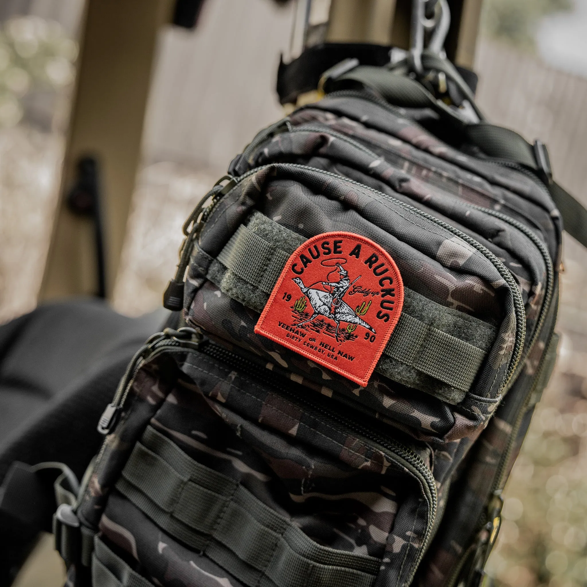Cause A Ruckus Velcro Patch sold by Combat Iron Apparel product image thumbnail 4