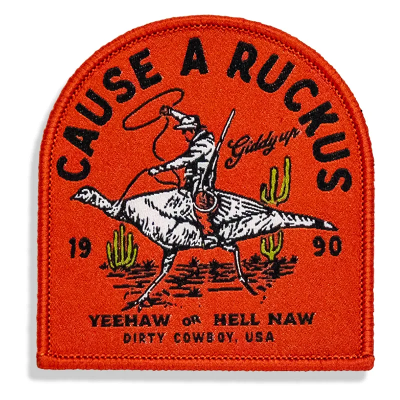 Cause A Ruckus Velcro Patch made by Combat Iron Apparel