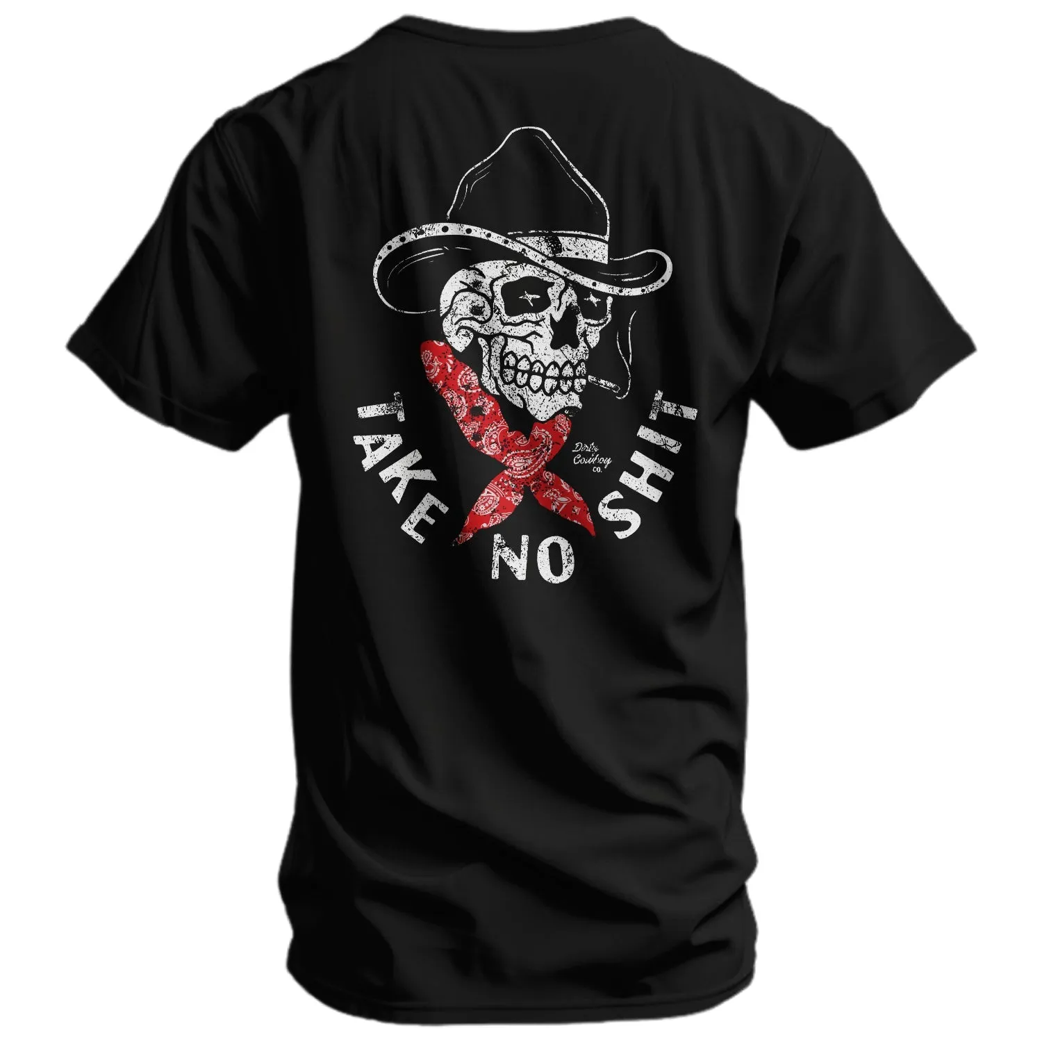Take No Shit Cowboy Men's T-Shirt sold by Combat Iron Apparel