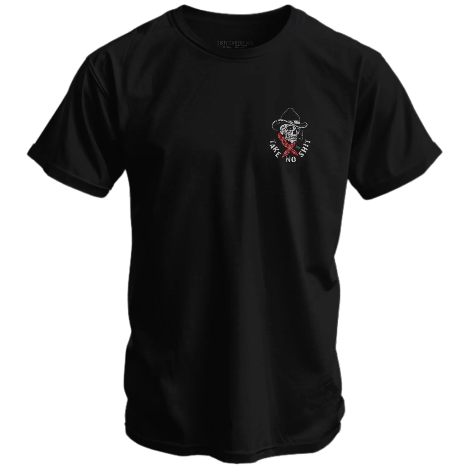 Take No Shit Cowboy Men's T-Shirt sold by Combat Iron Apparel product image thumbnail 2