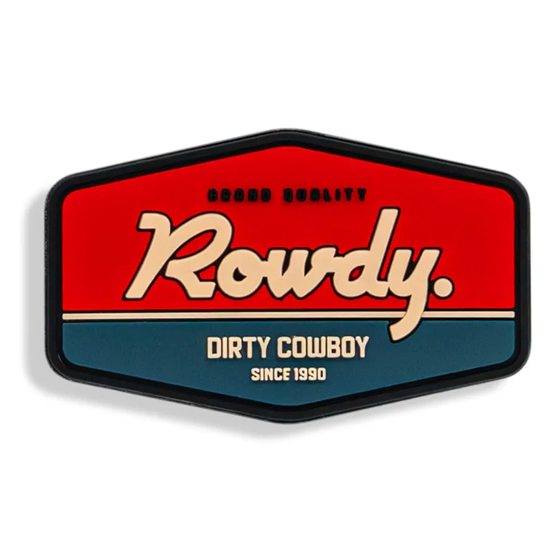 Rowdy USA PVC Velcro Patch made by Combat Iron Apparel