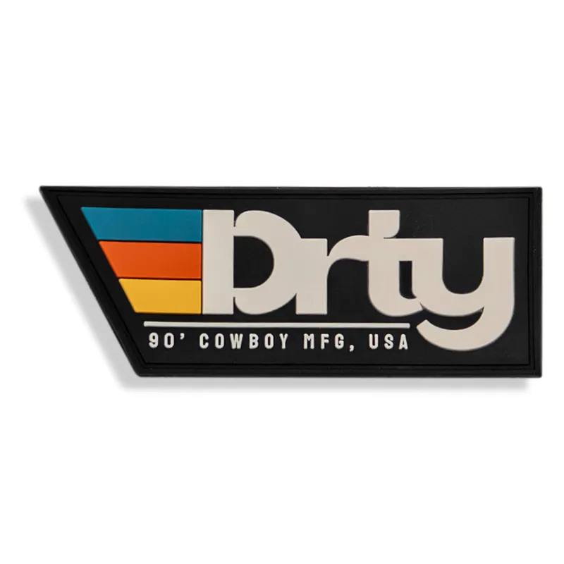 Branded DRTY Original PVC Patch made by Combat Iron Apparel