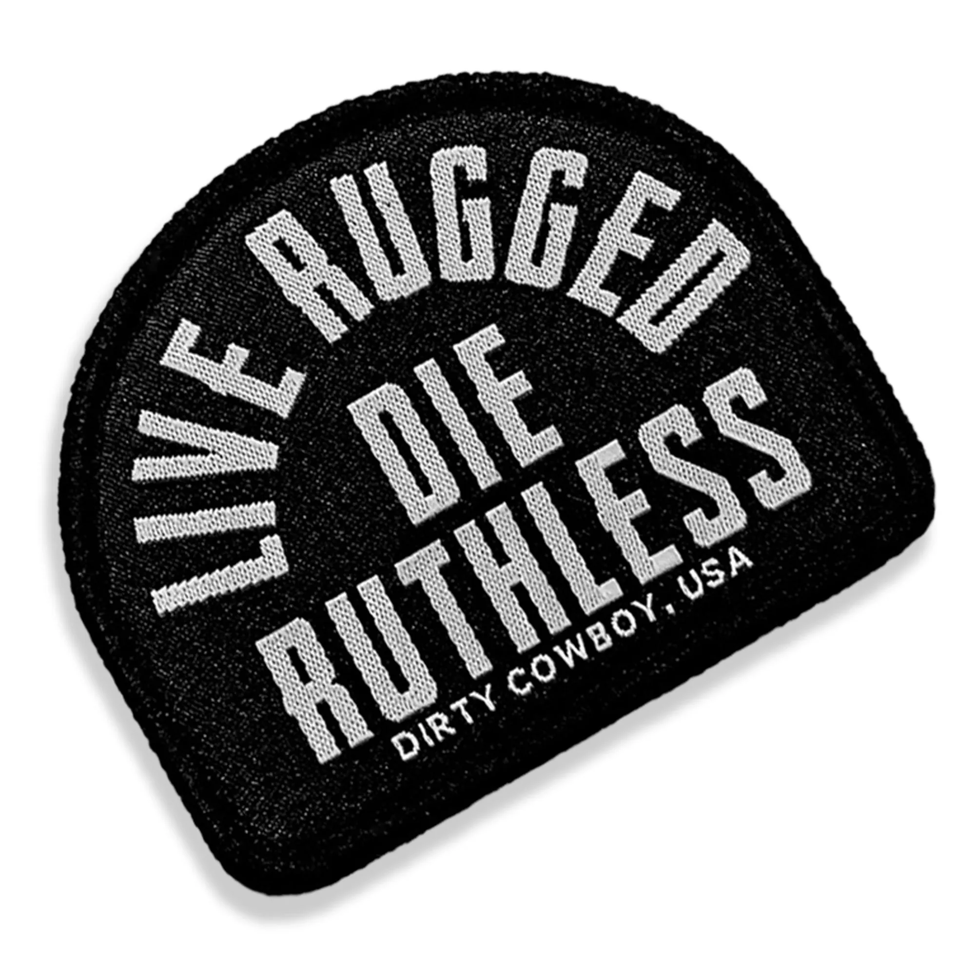 Live Rugged. Die Ruthless Velcro Patch sold by Combat Iron Apparel product image thumbnail 5
