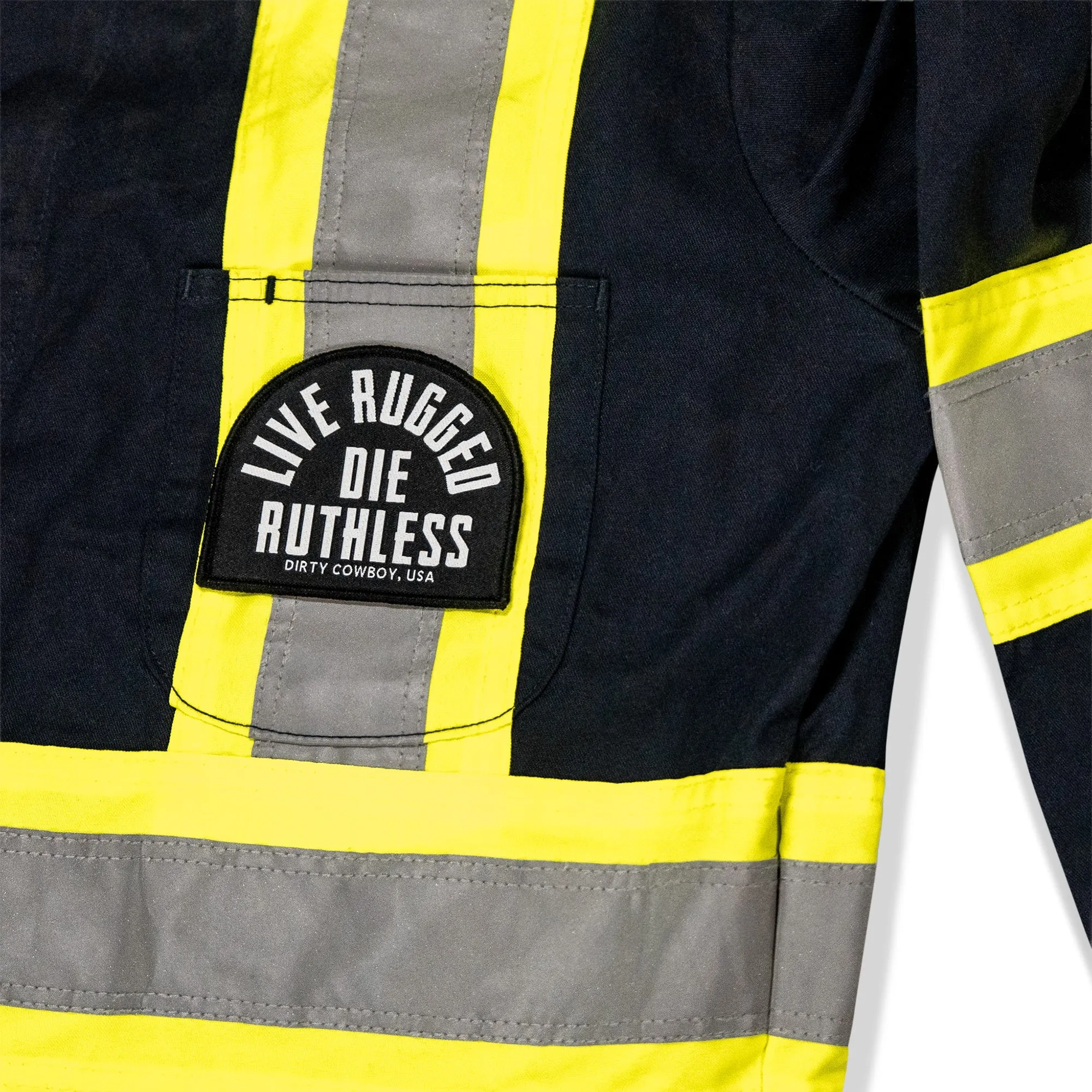 Live Rugged. Die Ruthless Velcro Patch sold by Combat Iron Apparel product image thumbnail 3