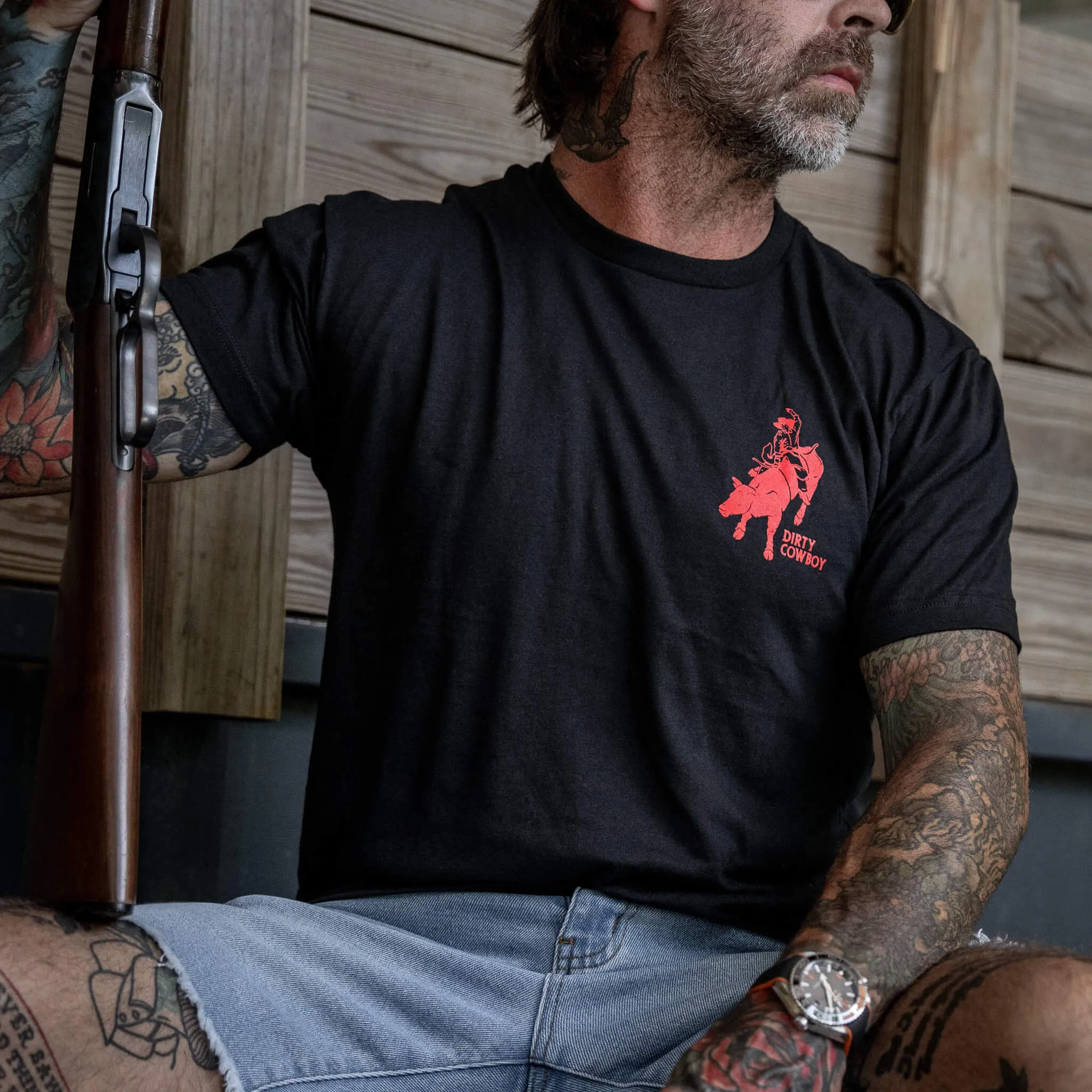 You're Too Damn Soft To Be A Cowboy Men's T-Shirt sold by Combat Iron Apparel product image thumbnail 5