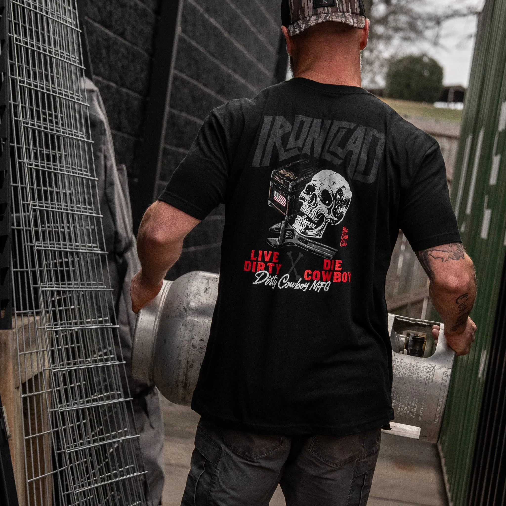 Ironclad Men's T-Shirt sold by Combat Iron Apparel product image thumbnail 4