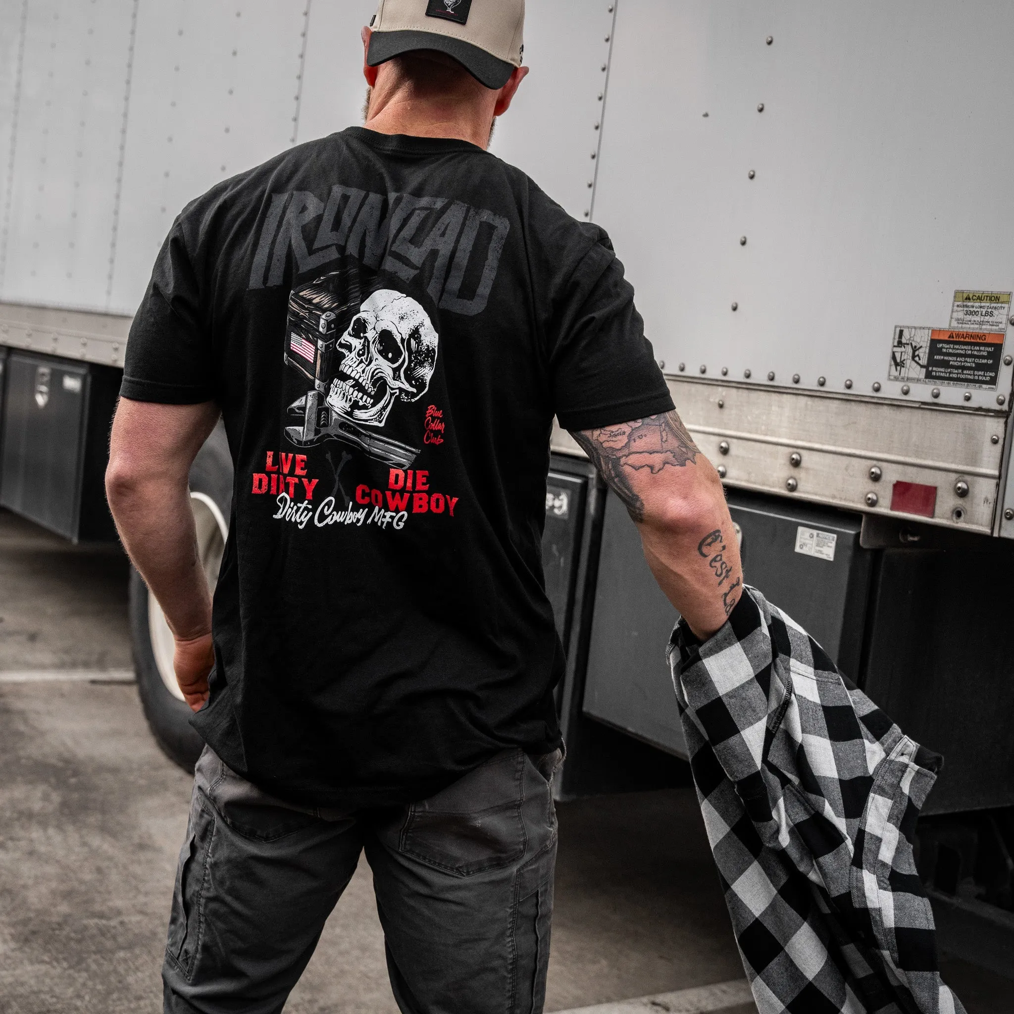 Ironclad Men's T-Shirt sold by Combat Iron Apparel product image thumbnail 3