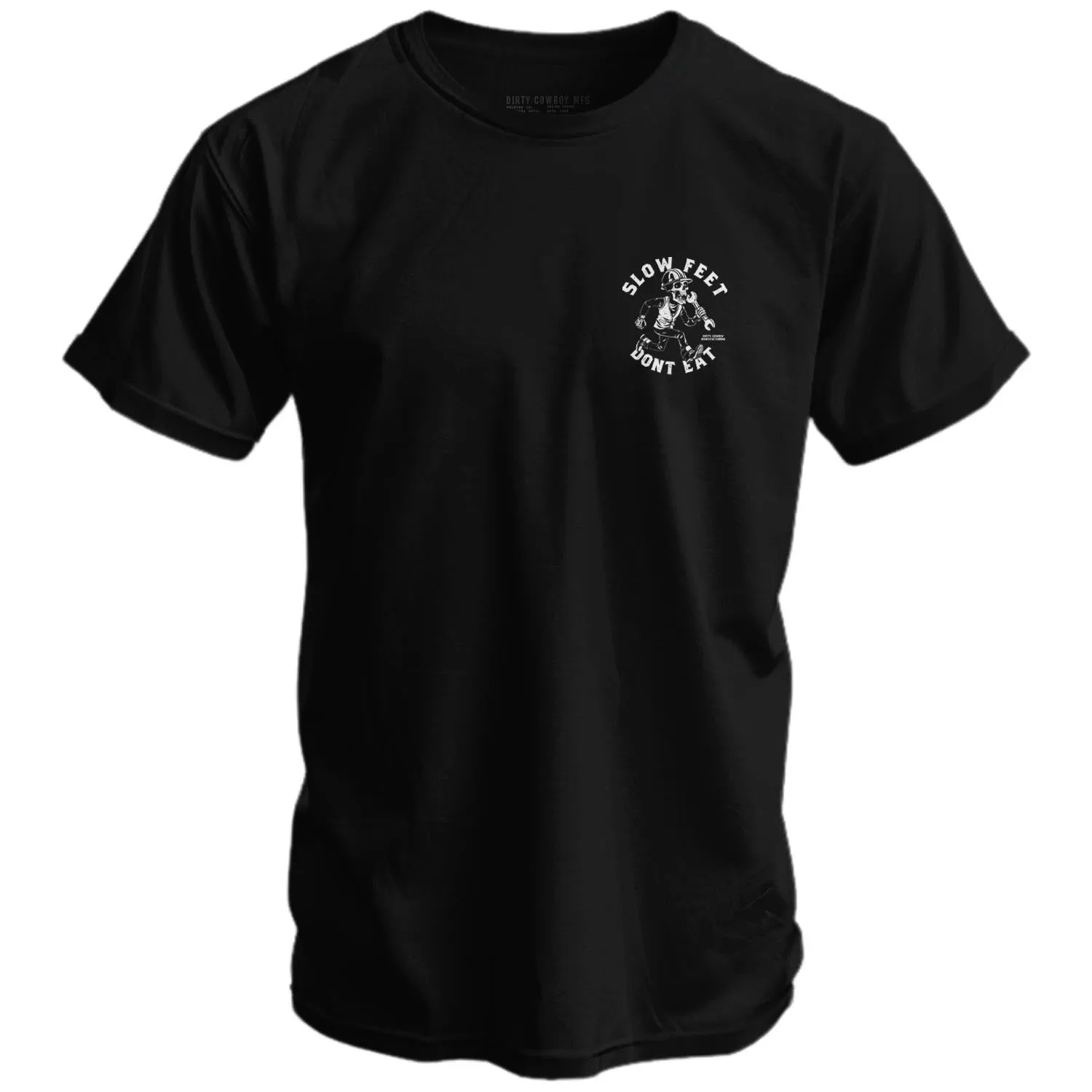 Slow Feet Don't Eat Men's T-Shirt sold by Combat Iron Apparel product image thumbnail 2